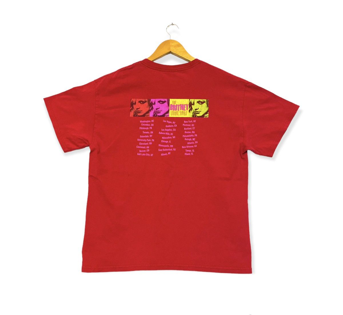 Band Tees vintage 2001 BRITNEY SPEARS tour album promo t-shirts Size US L / EU 52-54 / 3 - 2 Thumbnail