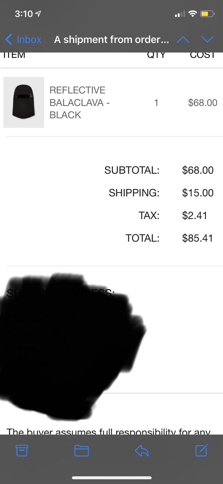 Nike × October's Very Own OVO Balaclava Mask reflective Owl Black Ski Snowboard Snow Size ONE SIZE - 4 Thumbnail