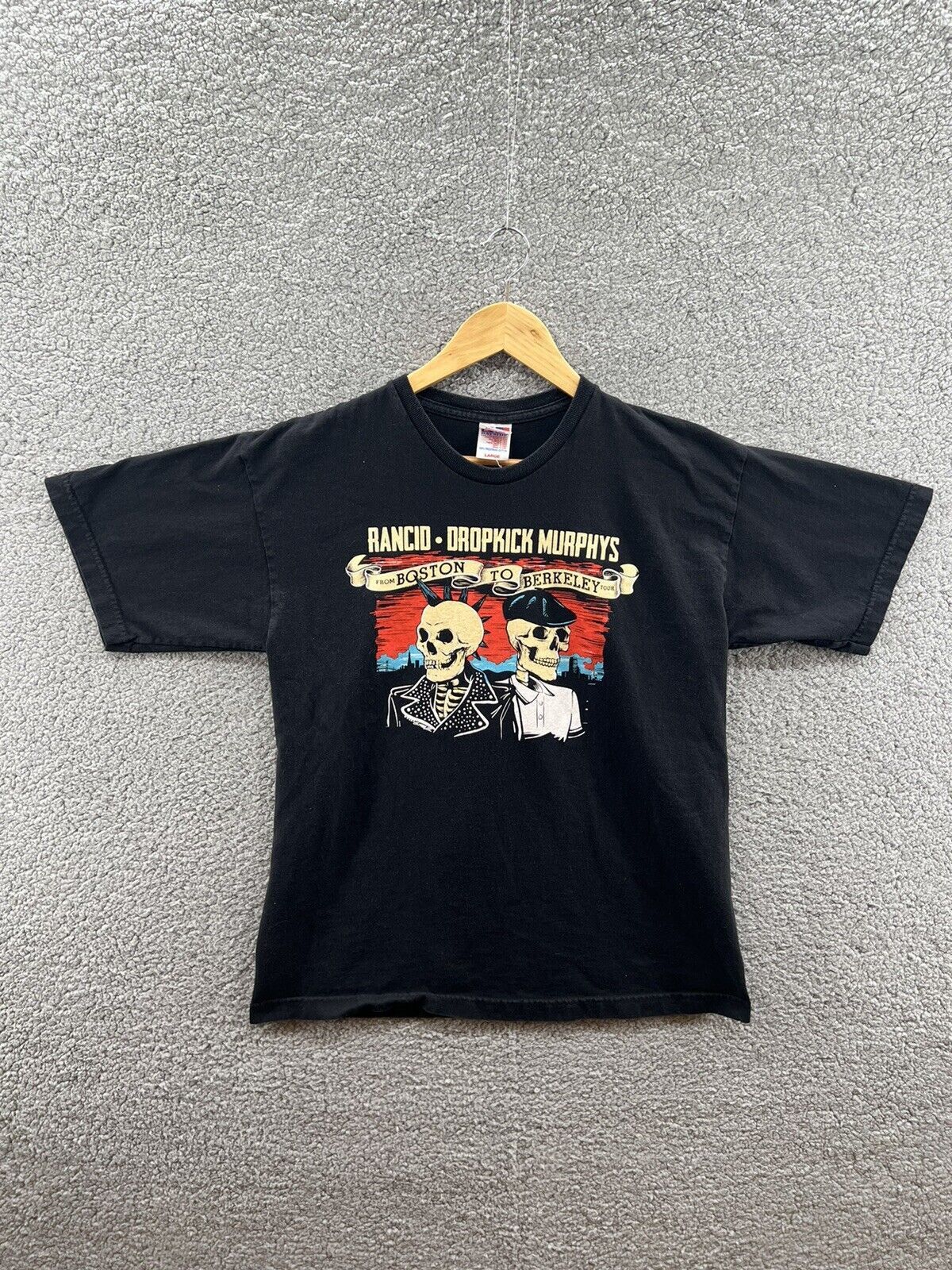 レア】 USA製DROPKICK MURPHYS×RANCIDツアーTシャツ Dropkick Murphys