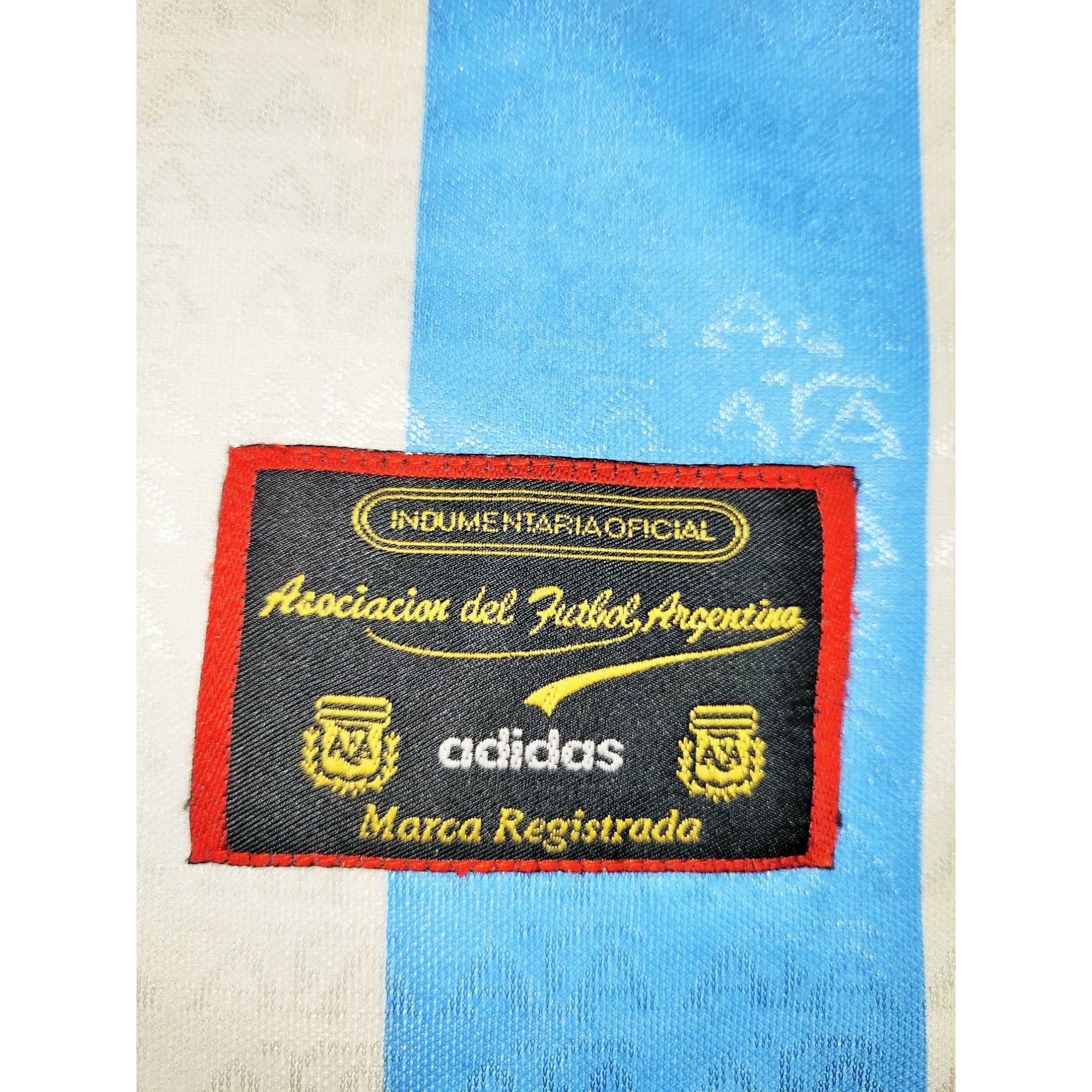 Adidas Batistuta Argentina 1996 1997 COPA AMERICA Soccer Jersey S Size US S / EU 44-46 / 1 - 8 Thumbnail