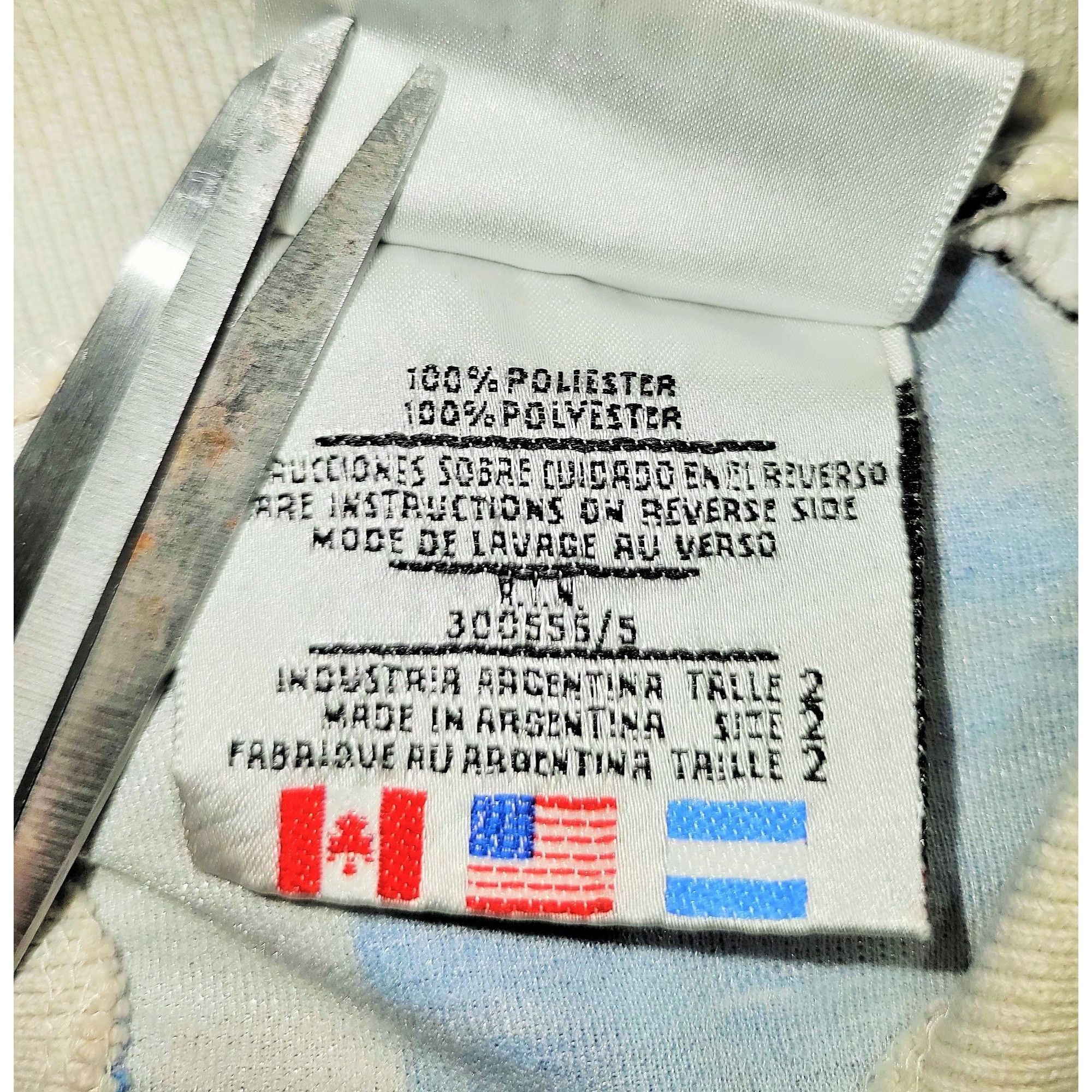 Adidas Batistuta Argentina 1996 1997 COPA AMERICA Soccer Jersey S Size US S / EU 44-46 / 1 - 6 Thumbnail