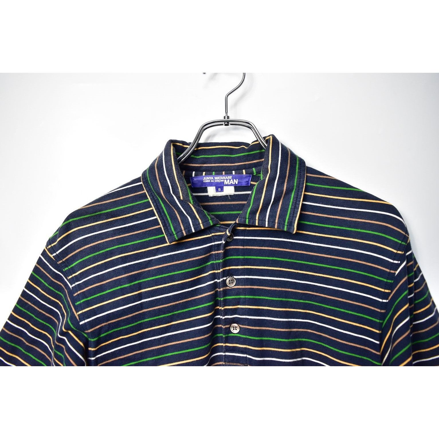 JUNYA WATANABE stripe polo shirt 14889 - 0721 50