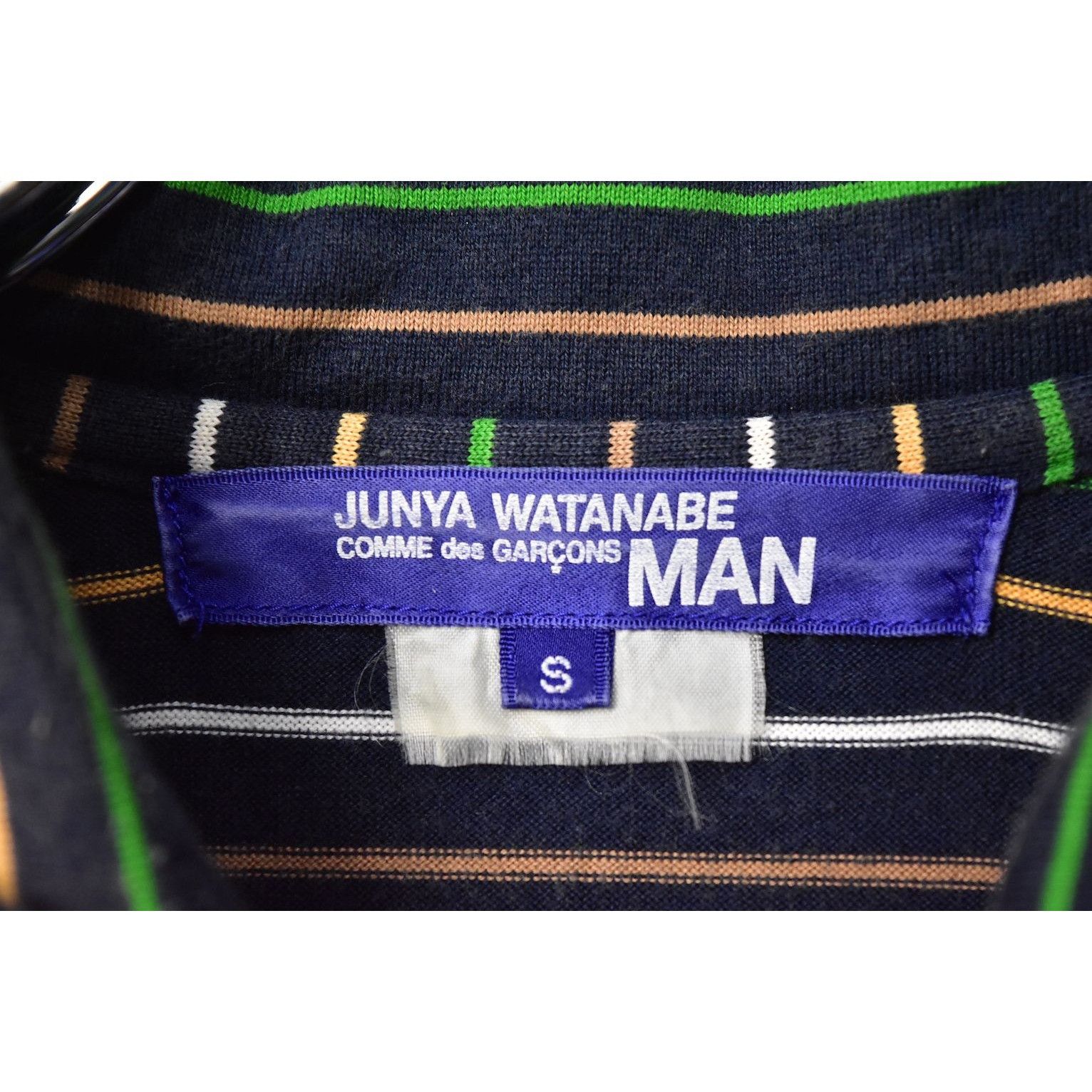JUNYA WATANABE stripe polo shirt 14889 - 0721 50
