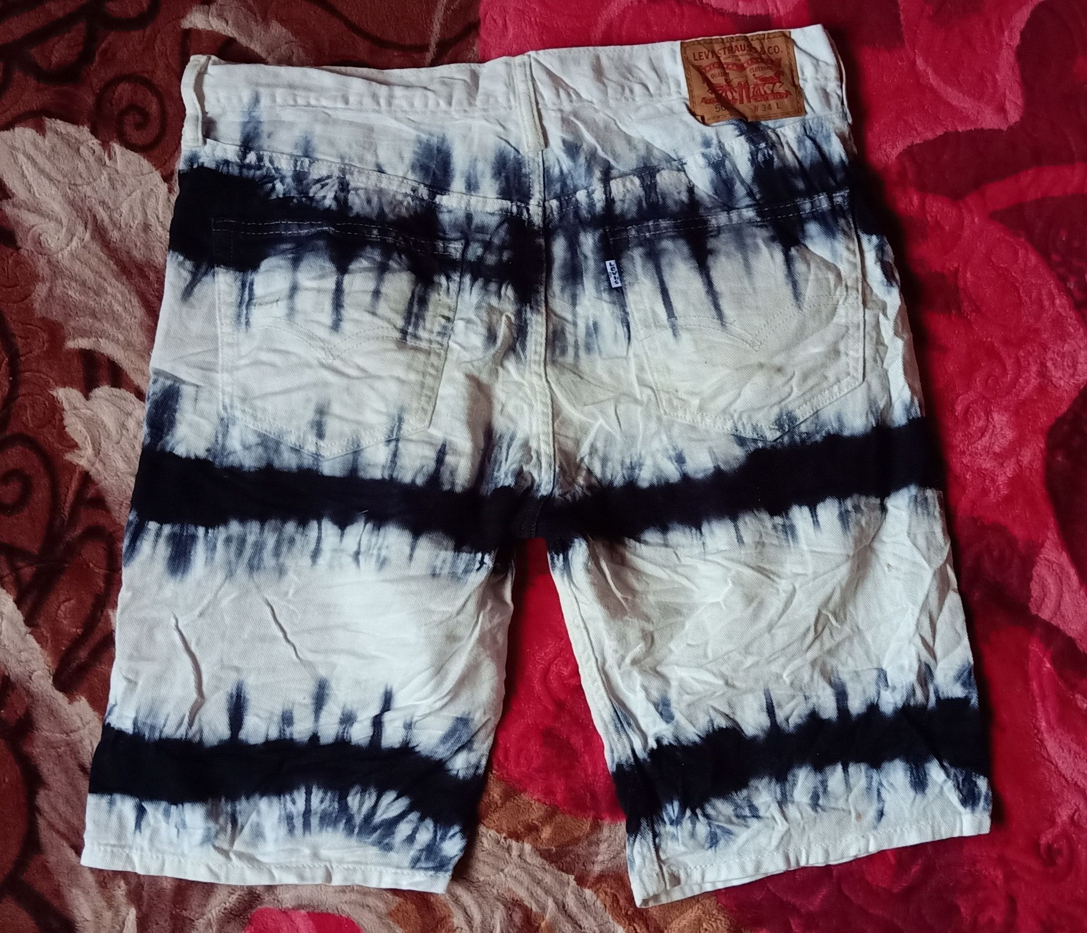 Levi's 💥Insane💥 Rare Levi's Shorts Tie Dye Size US 34 / EU 50 - 7 Thumbnail