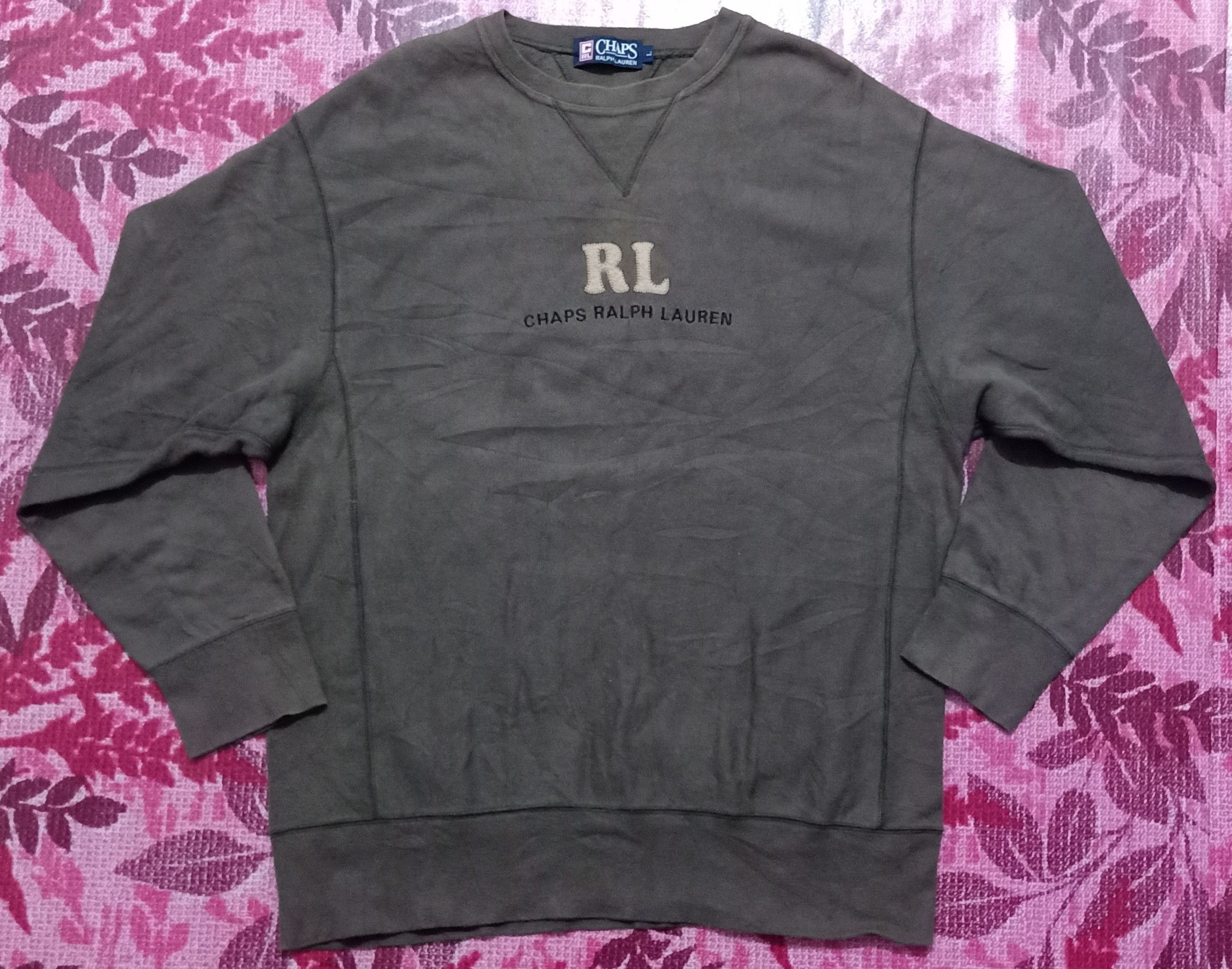 Chaps Ralph Lauren × Japanese Brand Chaps Ralph Lauren Sweatshirt emroidered logo Size US L / EU 52-54 / 3 - 1 Thumbnail