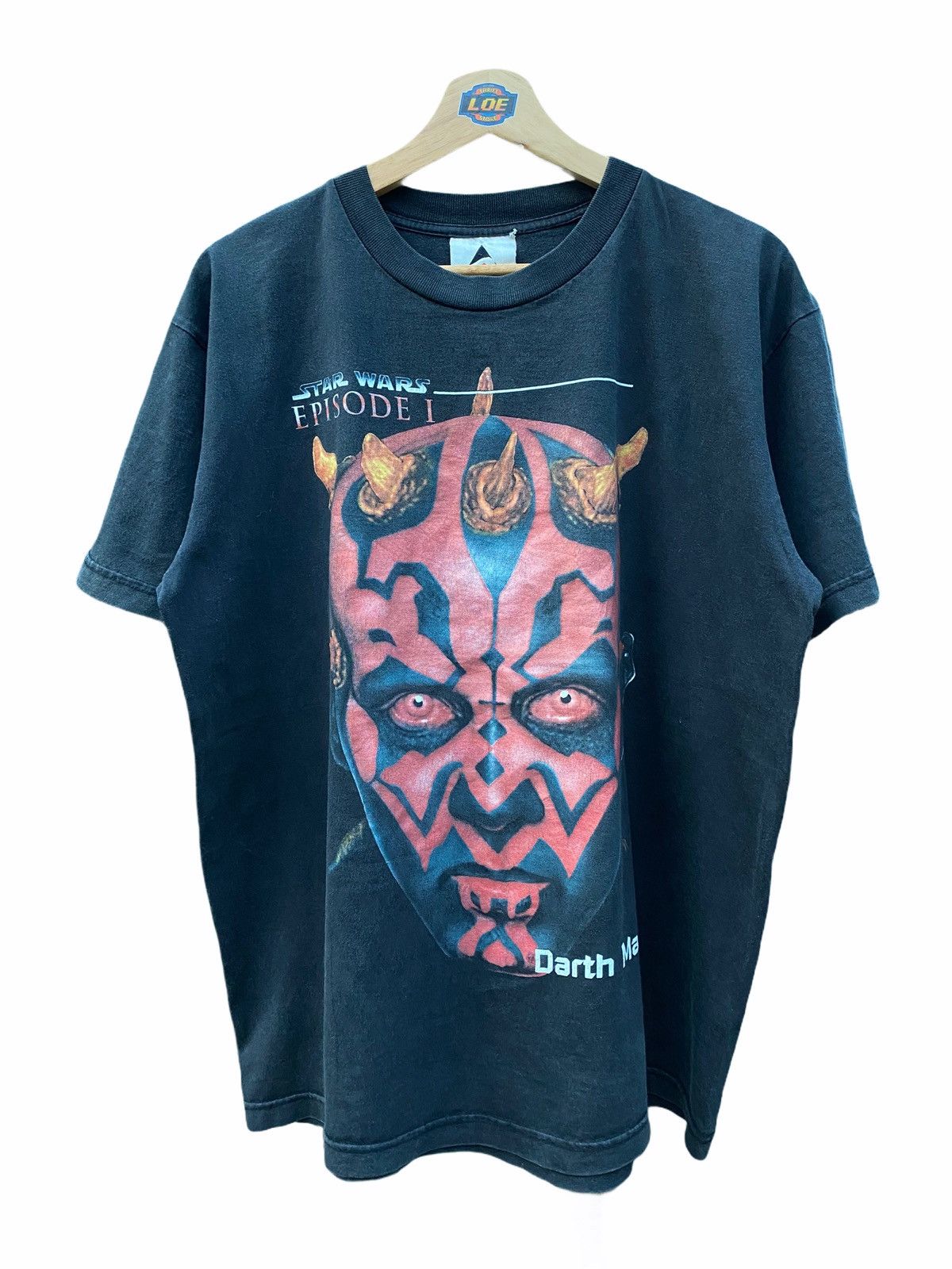 VINTAGE STAR WARS EPISODE DARTH MAUL T SHIRT RARE MOVIE