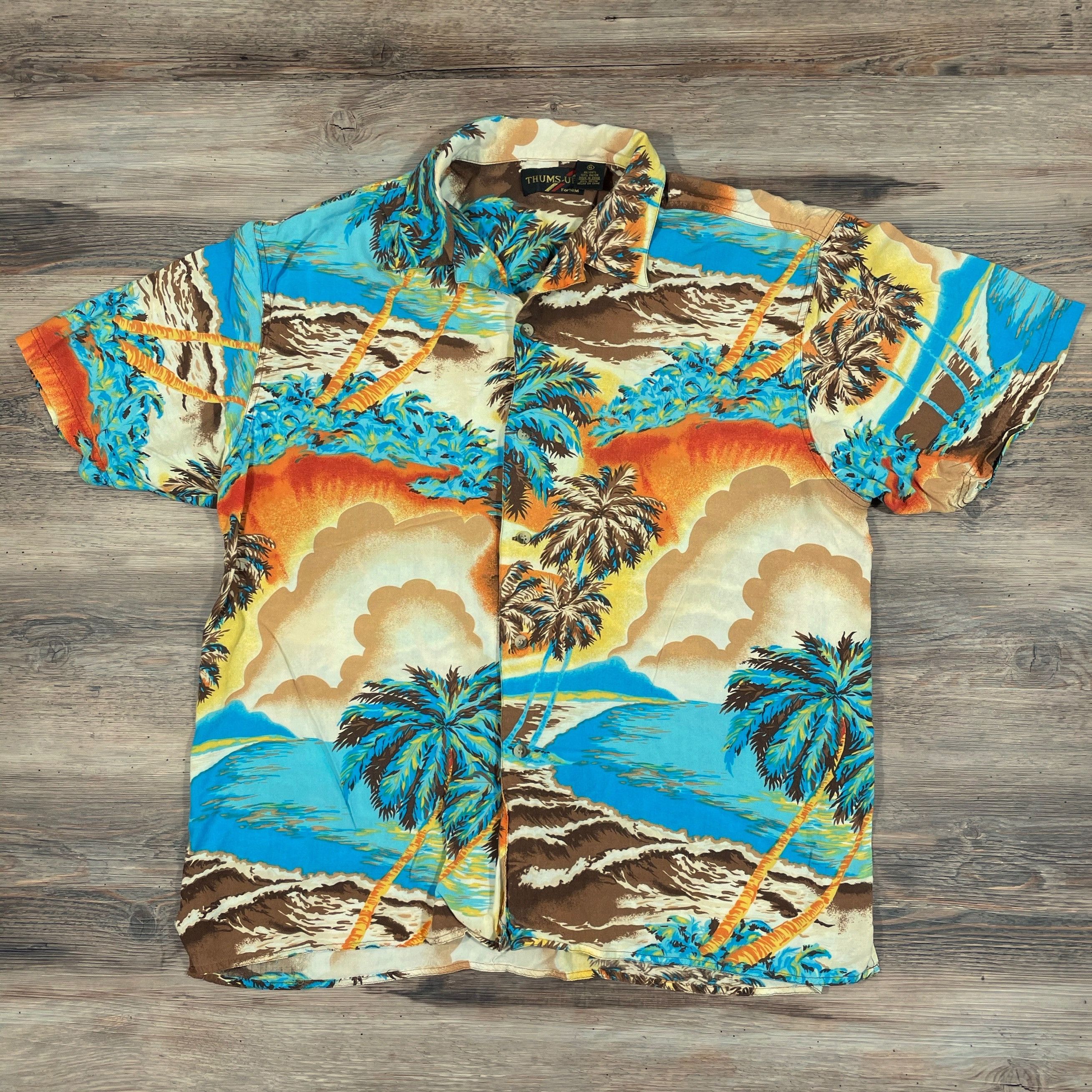 Vintage 70s Vintage TIKI ISLAND ALOHA Hawaiian Shirt 100 Rayon Grailed