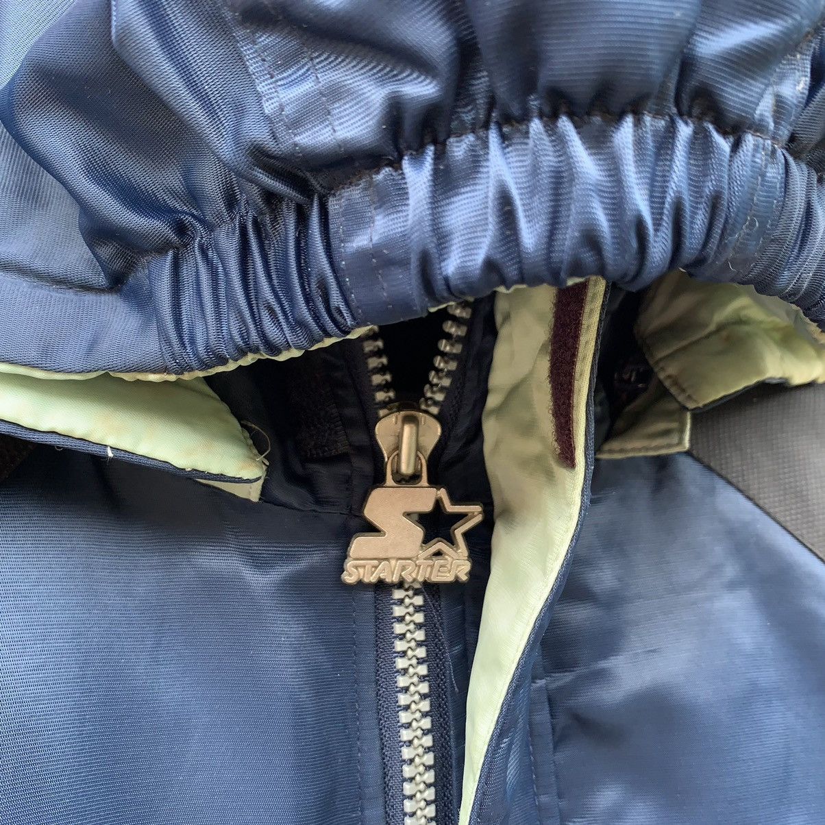NFL VINTAGE 90s STARTER DALLAS COWBOYS JACKET EMBROIDERED LOGO Size US L / EU 52-54 / 3 - 10 Thumbnail