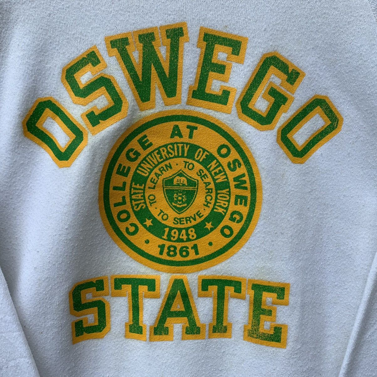 Collegium Vintage 80s SCREEN STARS Oswego College Sweatshirt Size US M / EU 48-50 / 2 - 5 Thumbnail