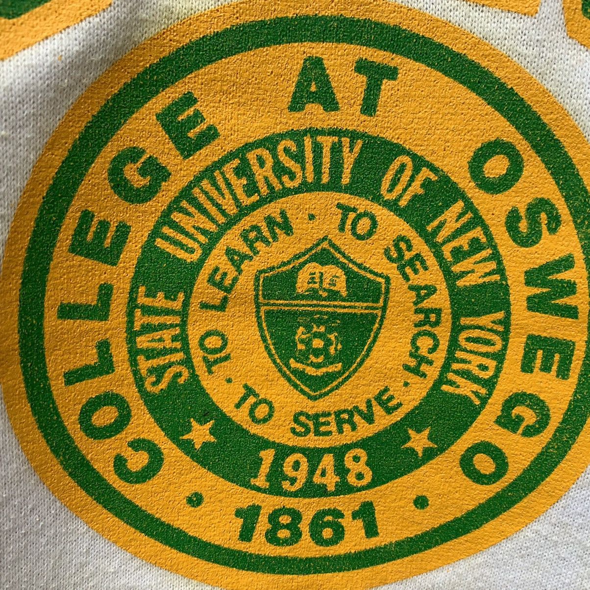 Collegium Vintage 80s SCREEN STARS Oswego College Sweatshirt Size US M / EU 48-50 / 2 - 6 Thumbnail