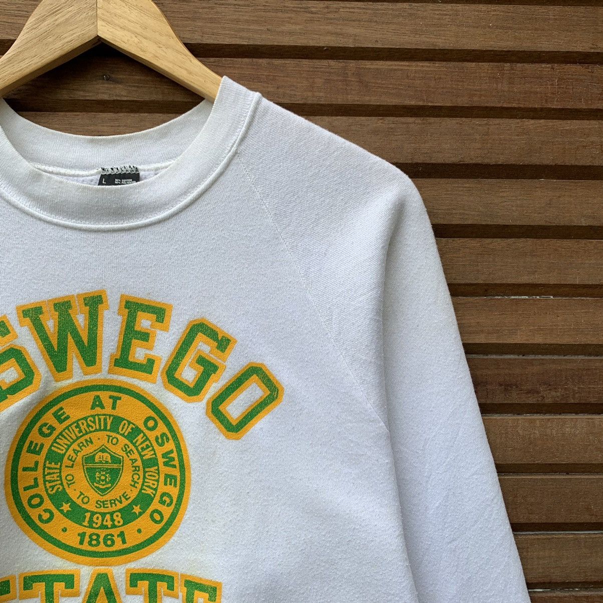 Collegium Vintage 80s SCREEN STARS Oswego College Sweatshirt Size US M / EU 48-50 / 2 - 4 Thumbnail