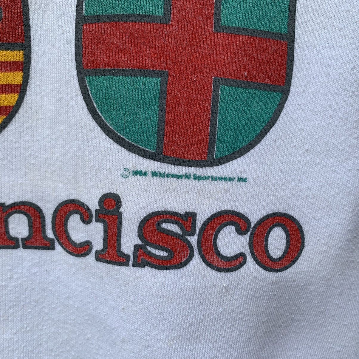 Jerzees × Vintage Rare! Vintage 1980s JERZEES University San Francisco Size US S / EU 44-46 / 1 - 5 Thumbnail