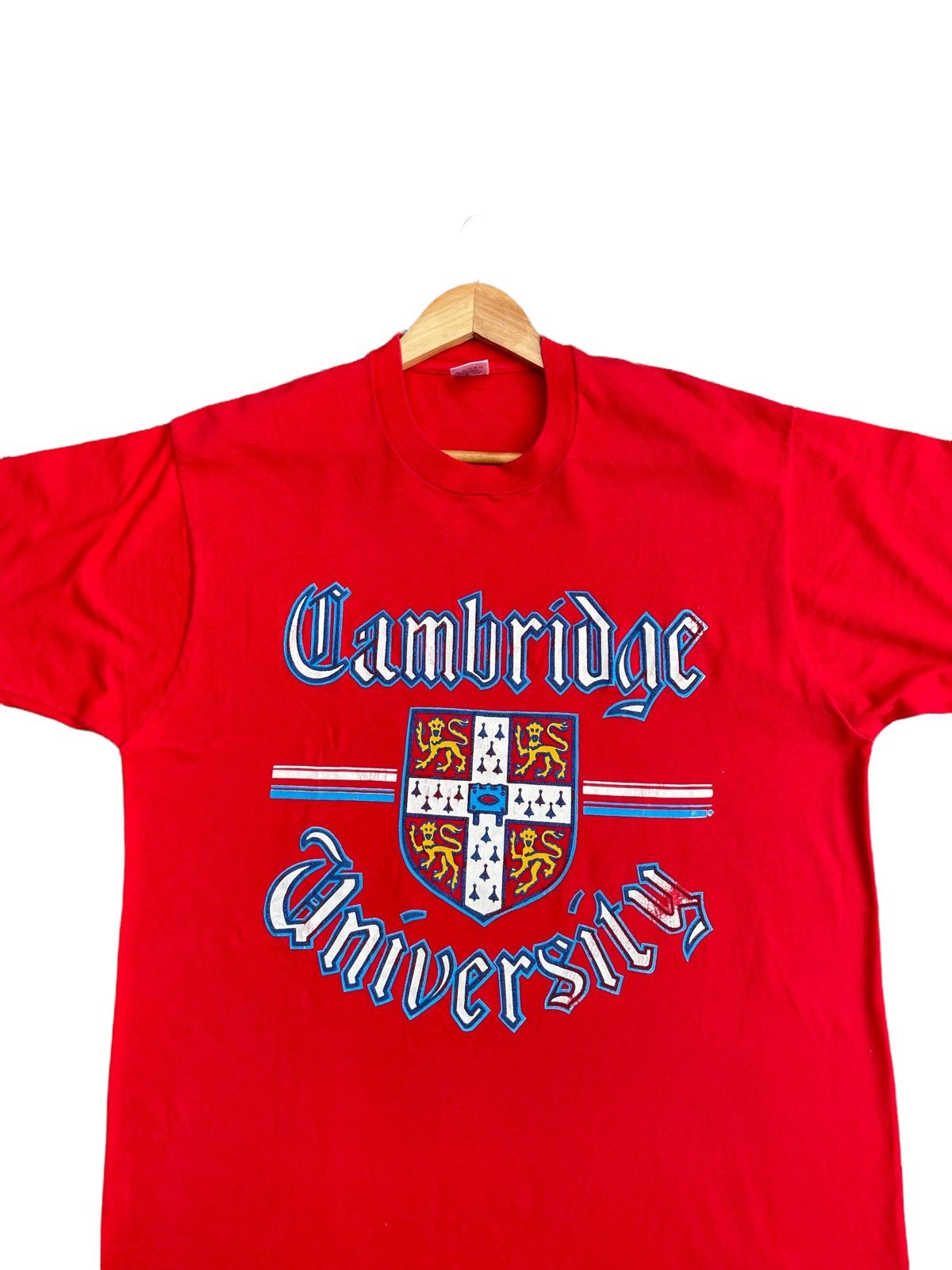 Fruit Of The Loom × Vintage Vintage Cambridge University Tshirt Size US XL / EU 56 / 4 - 5 Thumbnail