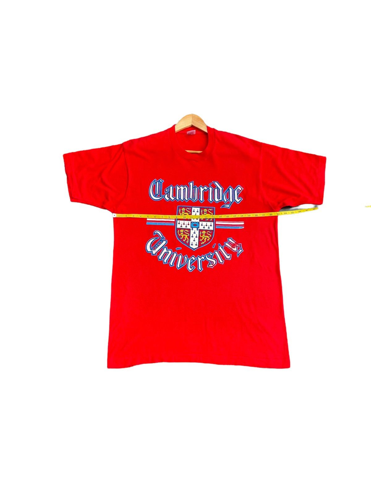 Fruit Of The Loom × Vintage Vintage Cambridge University Tshirt Size US XL / EU 56 / 4 - 2 Thumbnail