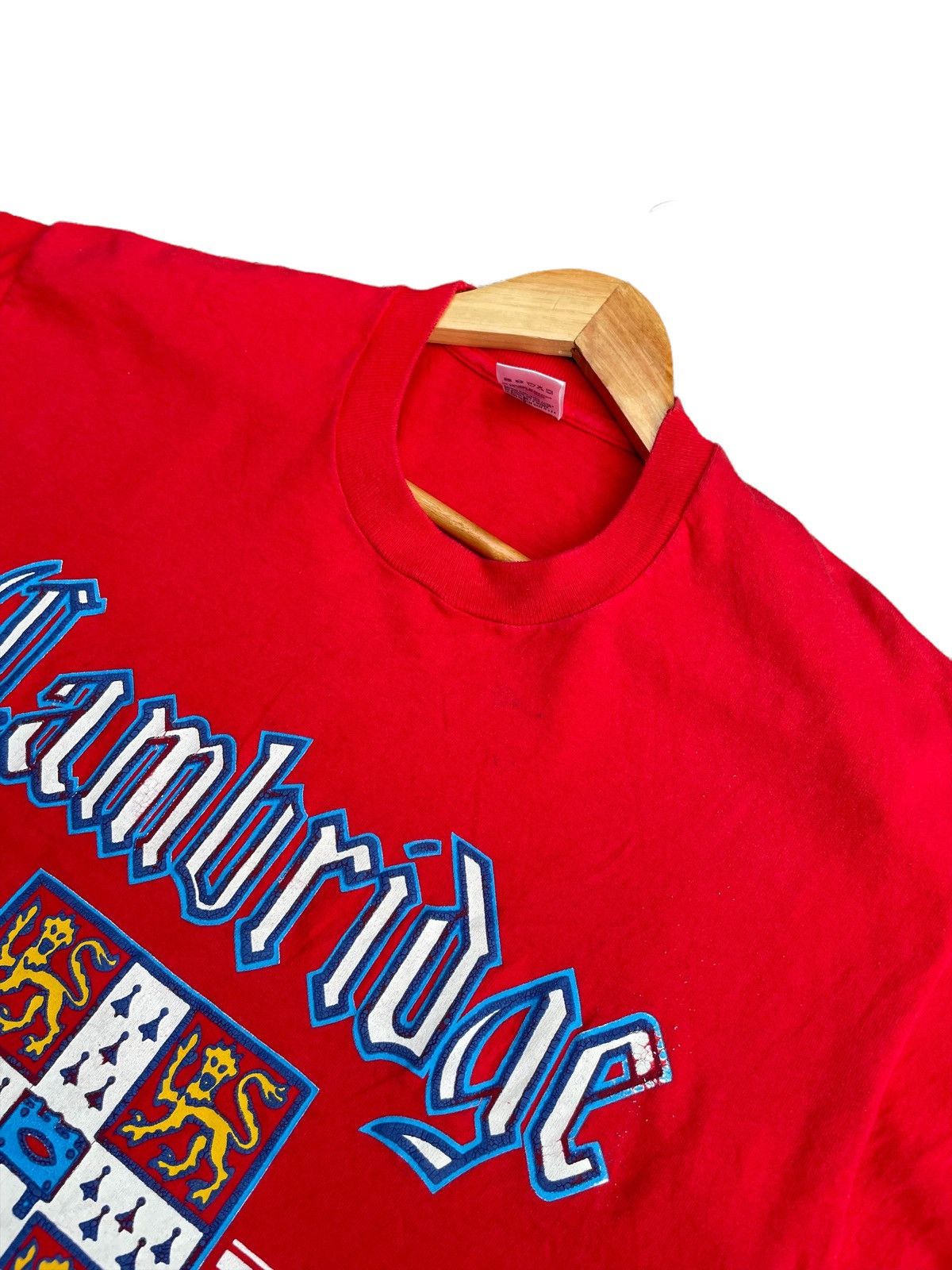 Fruit Of The Loom × Vintage Vintage Cambridge University Tshirt Size US XL / EU 56 / 4 - 6 Thumbnail