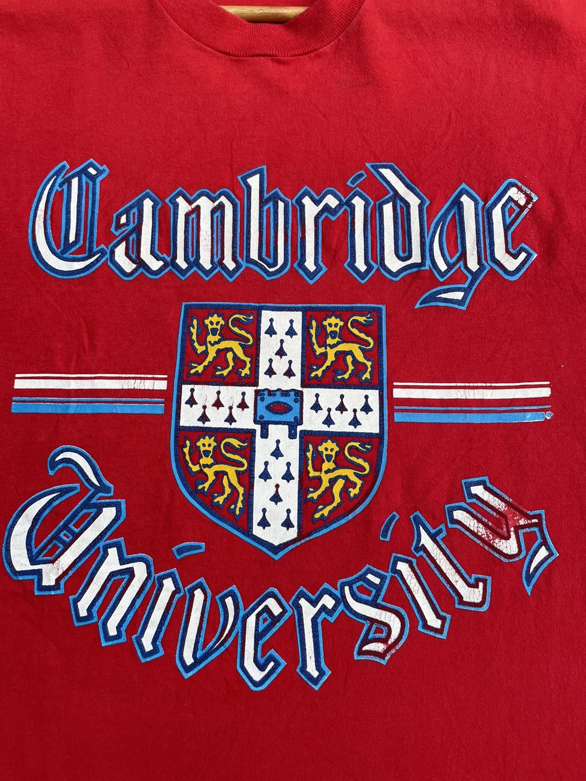 Fruit Of The Loom × Vintage Vintage Cambridge University Tshirt Size US XL / EU 56 / 4 - 12 Thumbnail