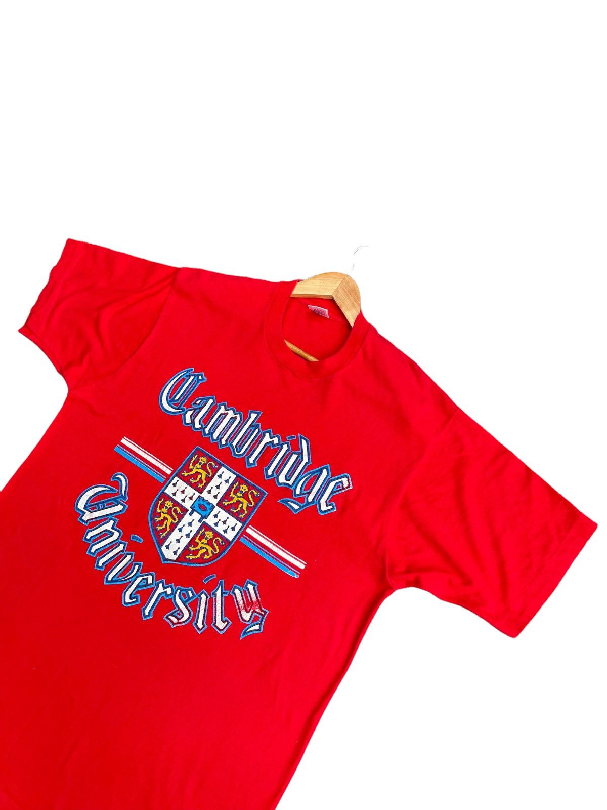 Fruit Of The Loom × Vintage Vintage Cambridge University Tshirt Size US XL / EU 56 / 4 - 4 Thumbnail