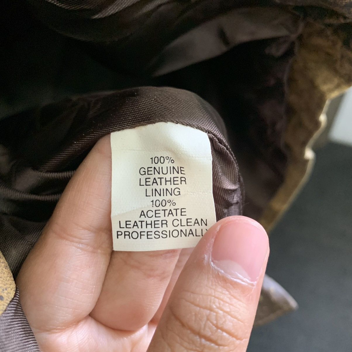 Genuine Leather Vintage Diamond Leather Jacket Size US M / EU 48-50 / 2 - 5 Thumbnail