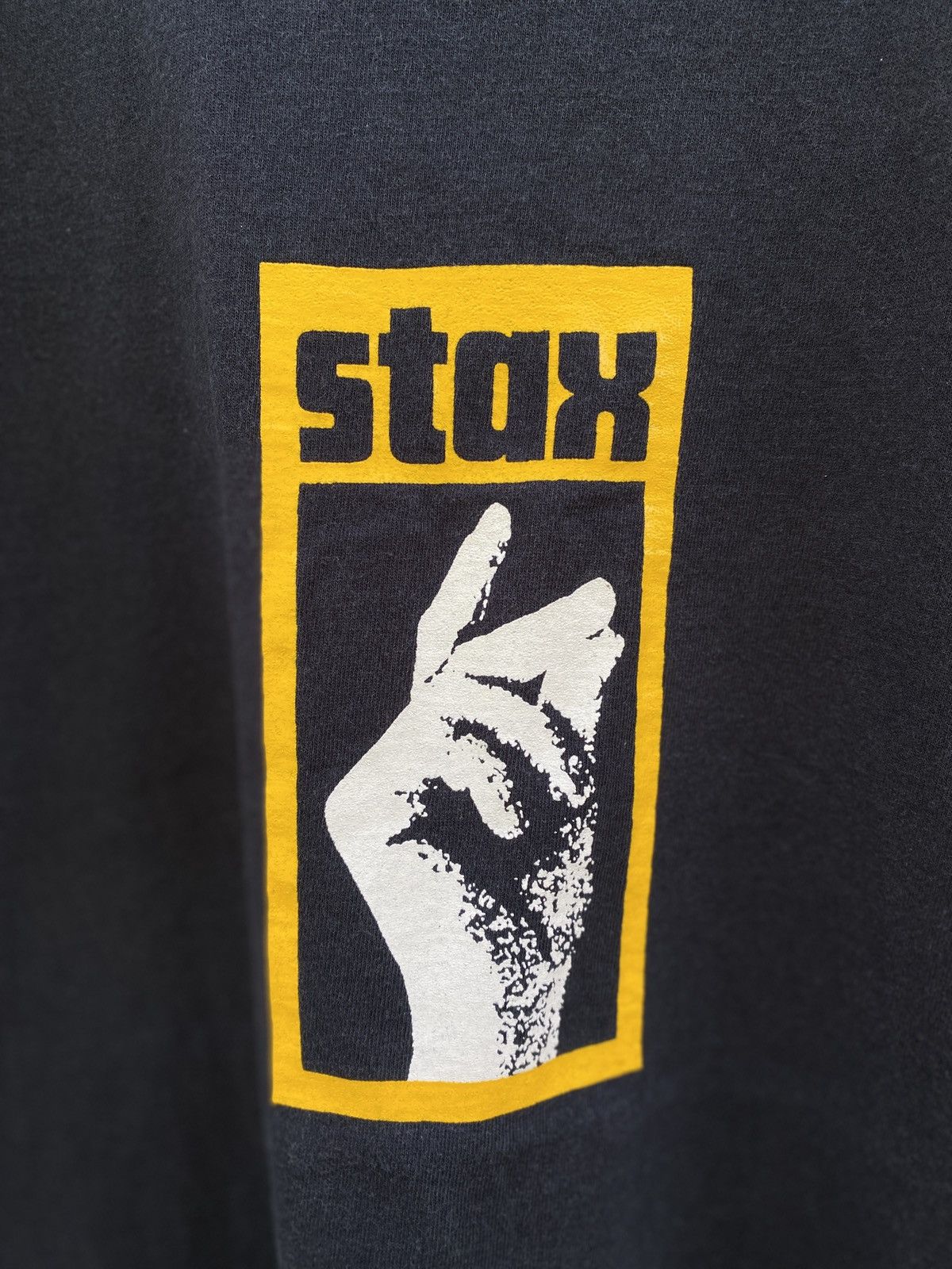 Band Tees Vintage 90s Stax Records Soul Blues Funk American Labels Size US L / EU 52-54 / 3 - 4 Thumbnail
