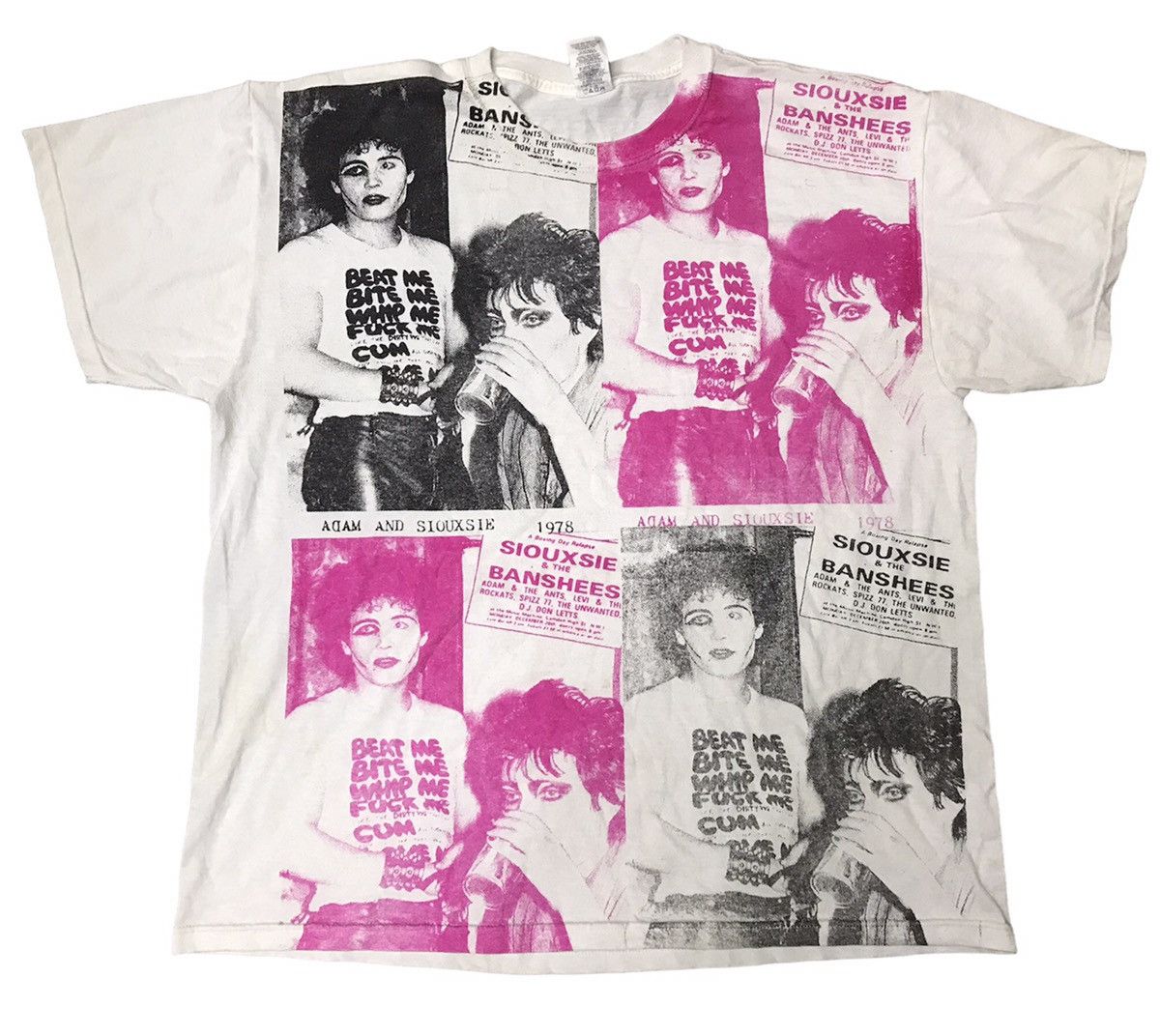 VINTAGE SIOUXSIE THE BANSHEES ADAM THE ANTS