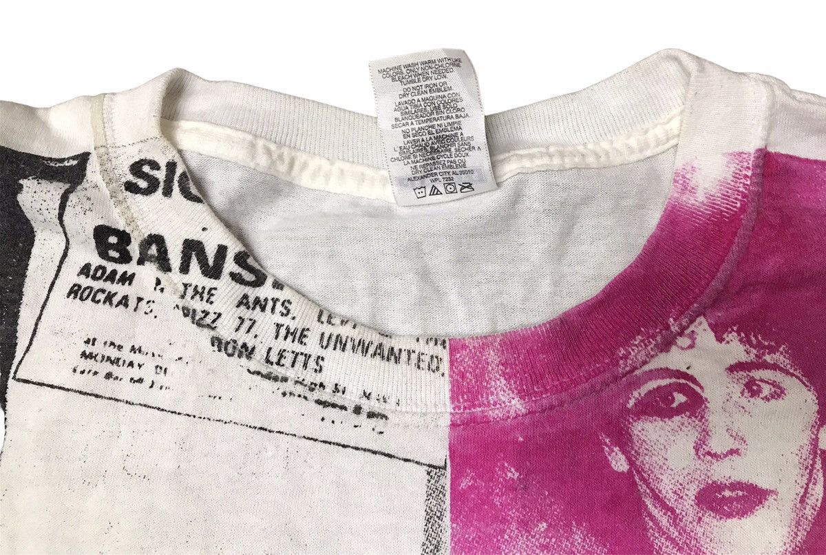 Band Tees VINTAGE SIOUXSIE THE BANSHEES ADAM & THE ANTS Size US XL / EU 56 / 4 - 2 Thumbnail
