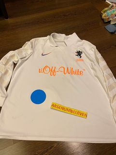Nike x Off White Football Mon Amour T-Shirt Tee White Size Small S New