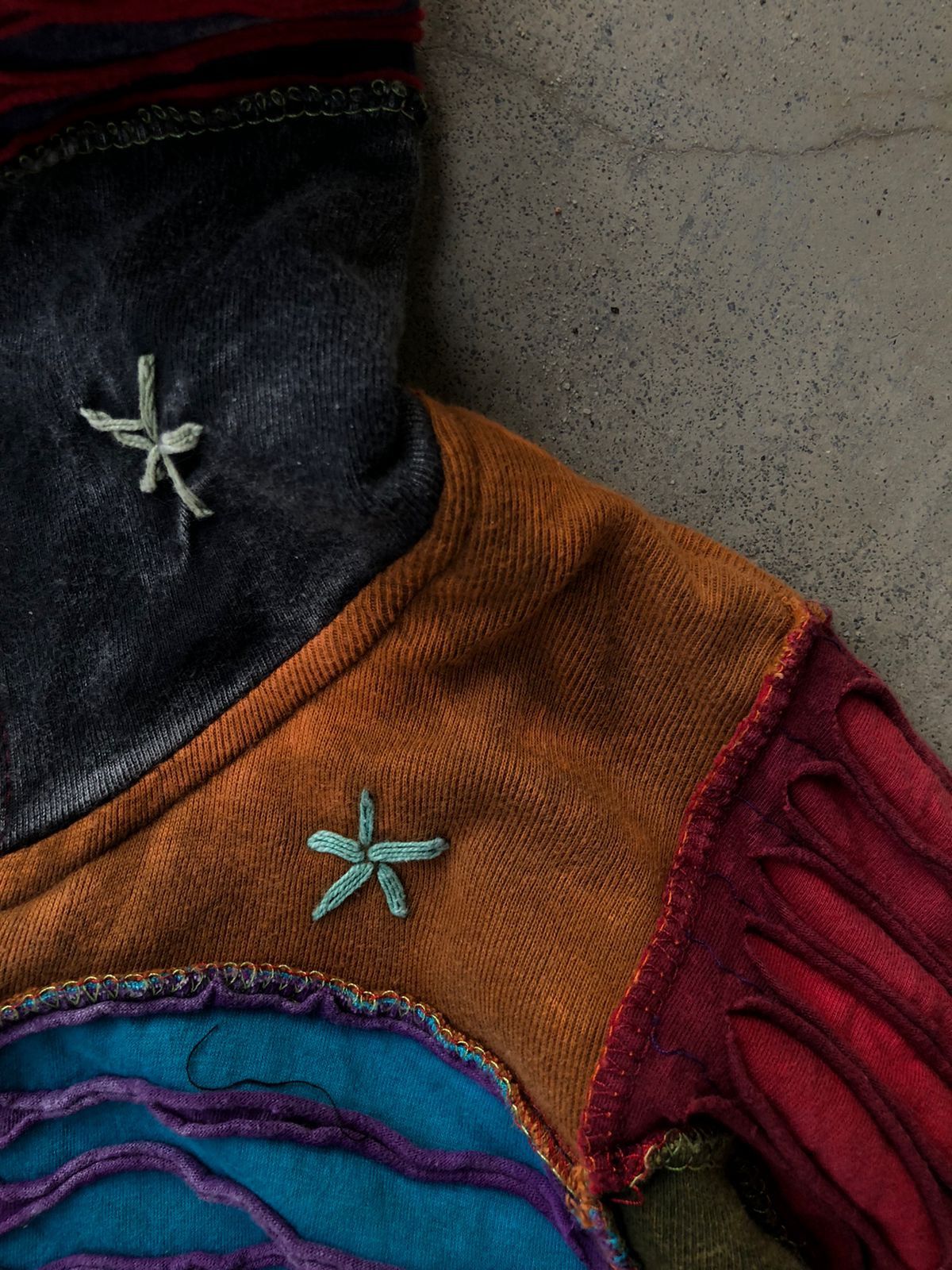 Handmade × Japanese Brand Multicolour Patchwork Ziphoodie Size US M / EU 48-50 / 2 - 8 Thumbnail