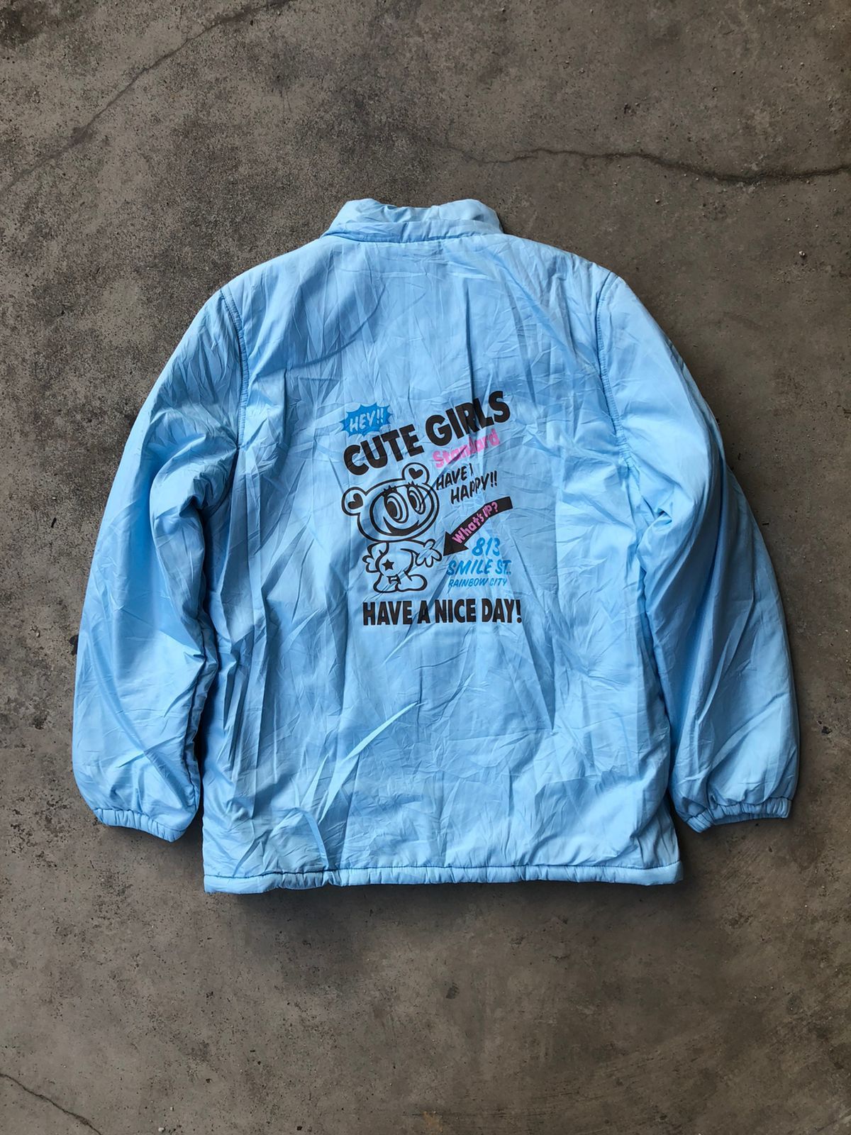 Japanese Brand Angel Blue Packable Jacket Size US M / EU 48-50 / 2 - 5 Thumbnail