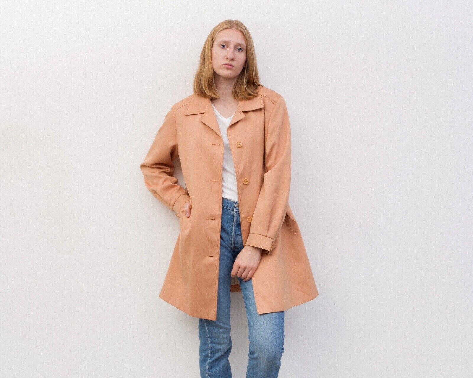 London Fog × Vintage Women's Raincoat Trench Mac Coat Mod Classic Overcoat Top Size L / US 10 / IT 46 - 1 Thumbnail