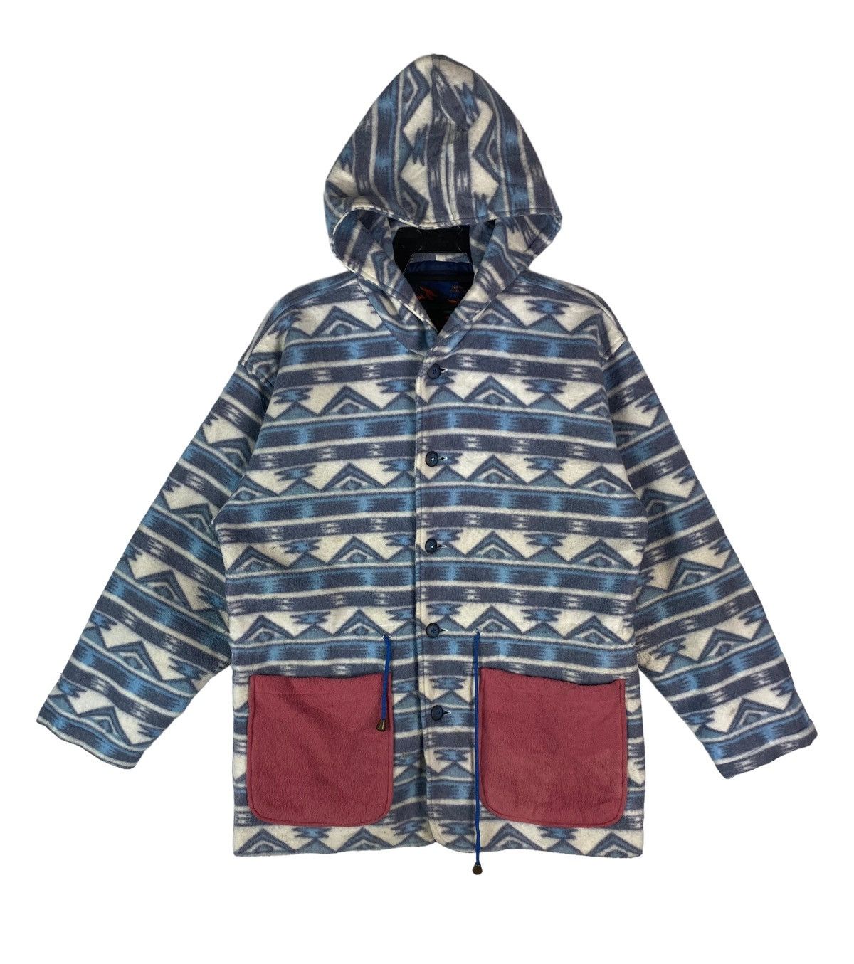 Vintage Vtg 90s CB Company navajo native aztec printed parka jacket ...
