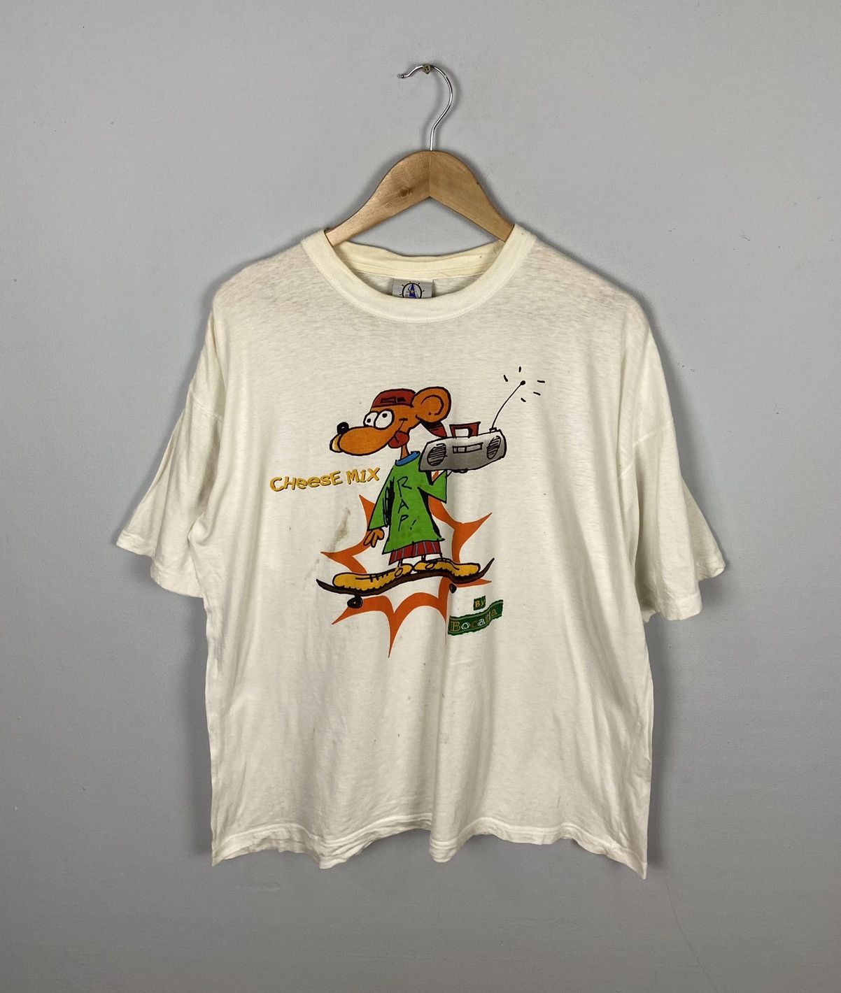 Vintage Vintage Bacotta Rap Cheese Mix Graphic Tshirt Size US XXL / EU 58 / 5 - 1 Thumbnail
