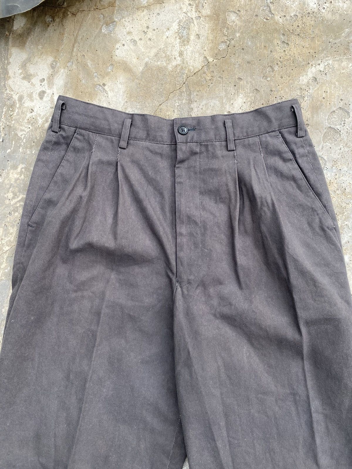 Vintage × Y's for Men × Yohji Yamamoto 🖤BLACKFRIDAY🖤Yohji Yamamoto/Ys For Men Pants Grey Size US 28 / EU 44 - 2 Thumbnail