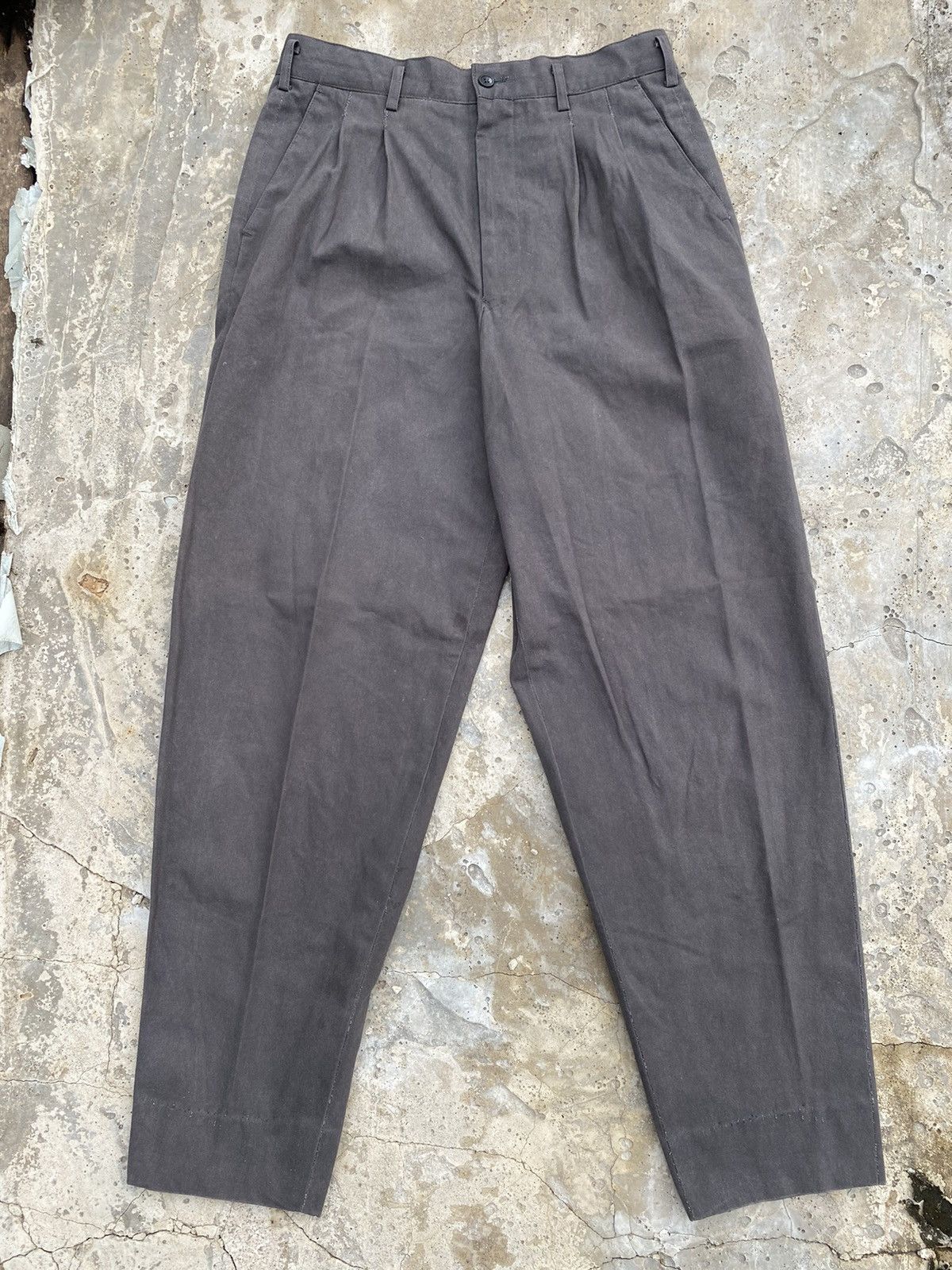 Vintage × Y's for Men × Yohji Yamamoto 🖤BLACKFRIDAY🖤Yohji Yamamoto/Ys For Men Pants Grey Size US 28 / EU 44 - 1 Thumbnail