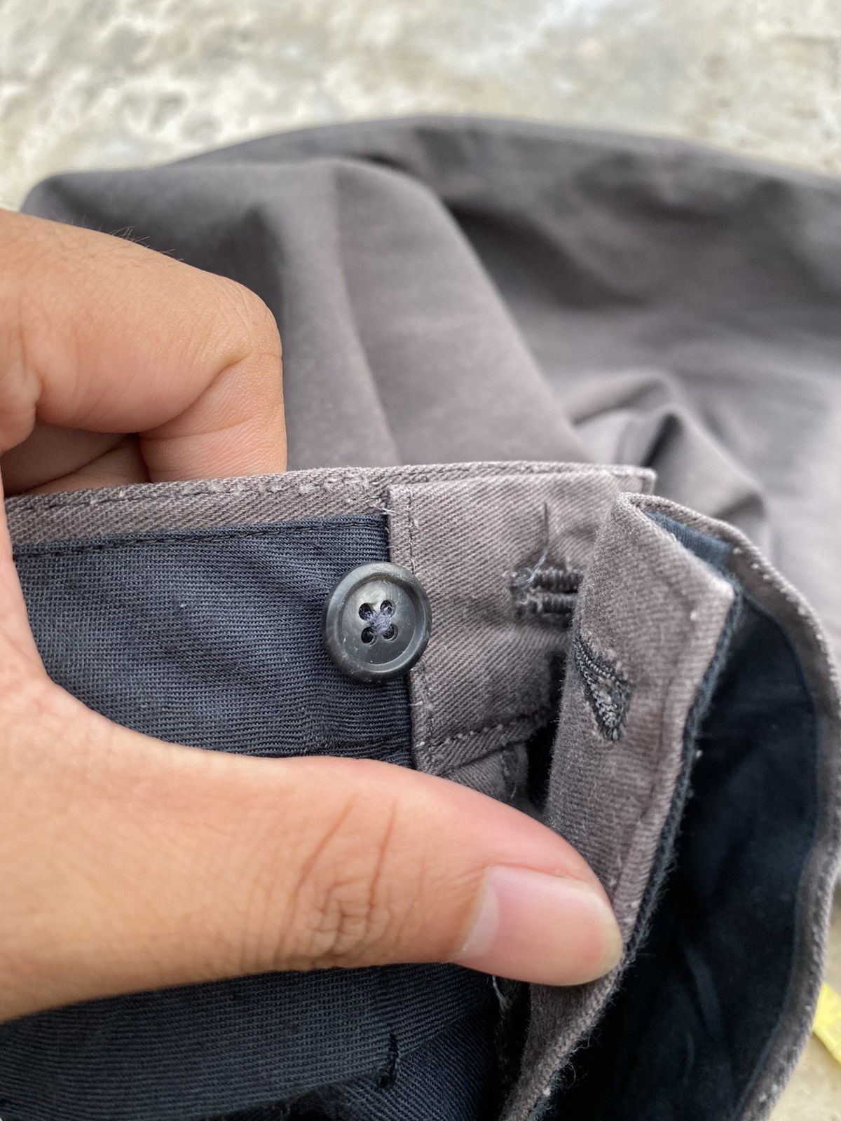 Vintage × Y's for Men × Yohji Yamamoto 🖤BLACKFRIDAY🖤Yohji Yamamoto/Ys For Men Pants Grey Size US 28 / EU 44 - 9 Thumbnail
