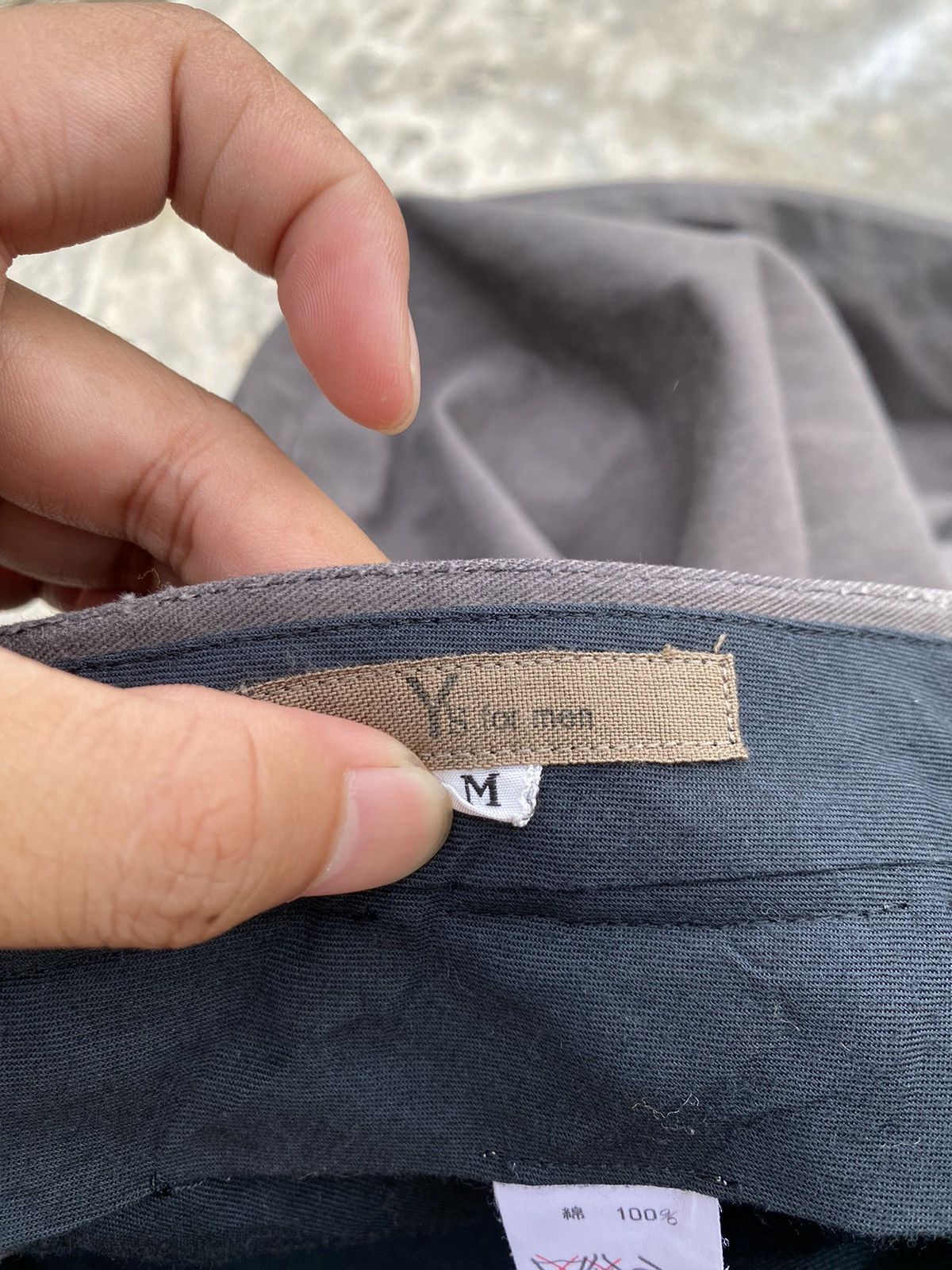 Vintage × Y's for Men × Yohji Yamamoto 🖤BLACKFRIDAY🖤Yohji Yamamoto/Ys For Men Pants Grey Size US 28 / EU 44 - 6 Thumbnail