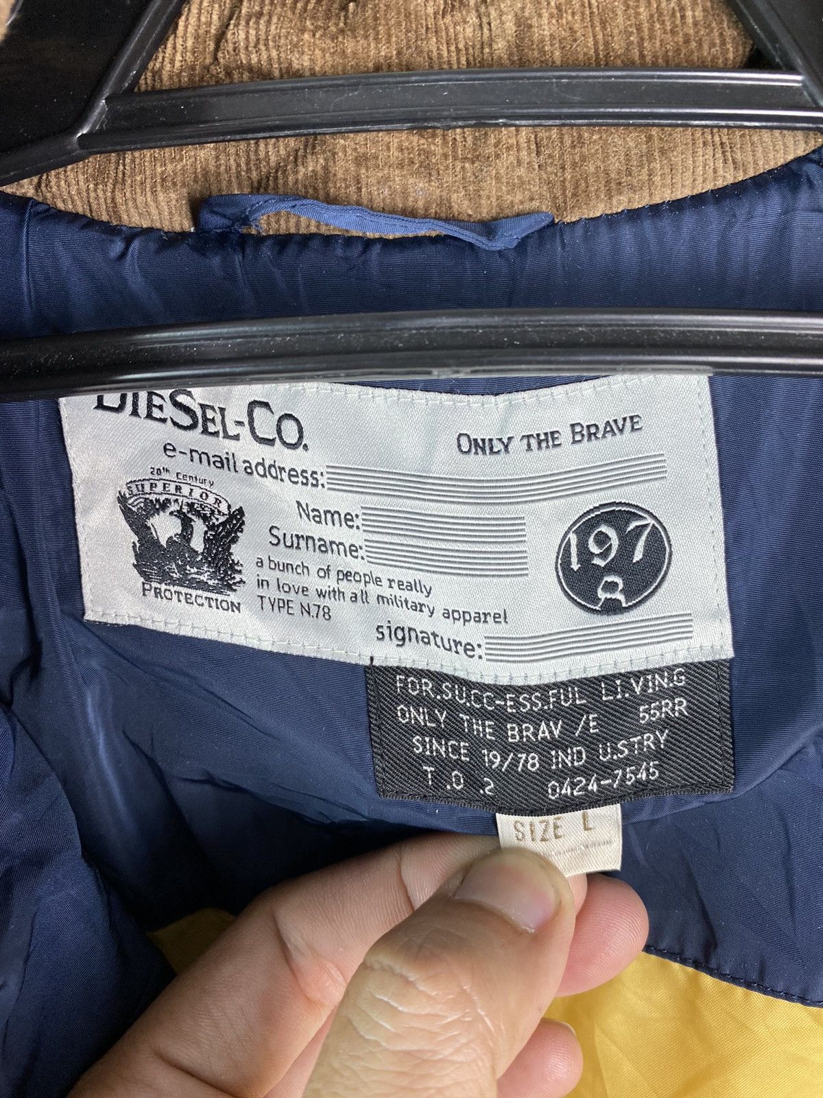 Diesel DIESEL goose down puffer military inspired warm jacket Size US L / EU 52-54 / 3 - 9 Thumbnail