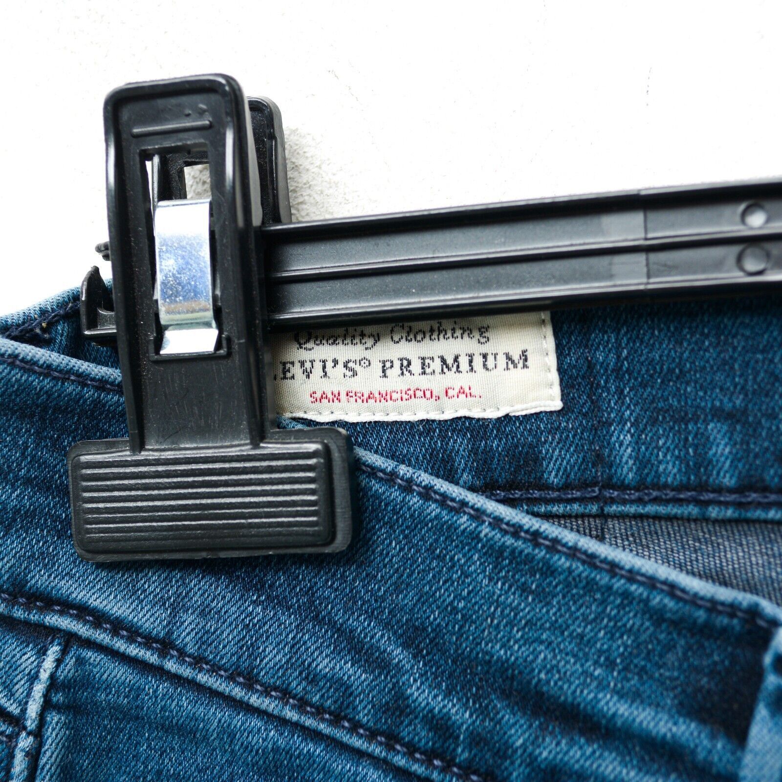 Levi's BIG E 710 Super Skinny W29 Blue Jeans Trousers Pants Slim Size 29" - 7 Thumbnail