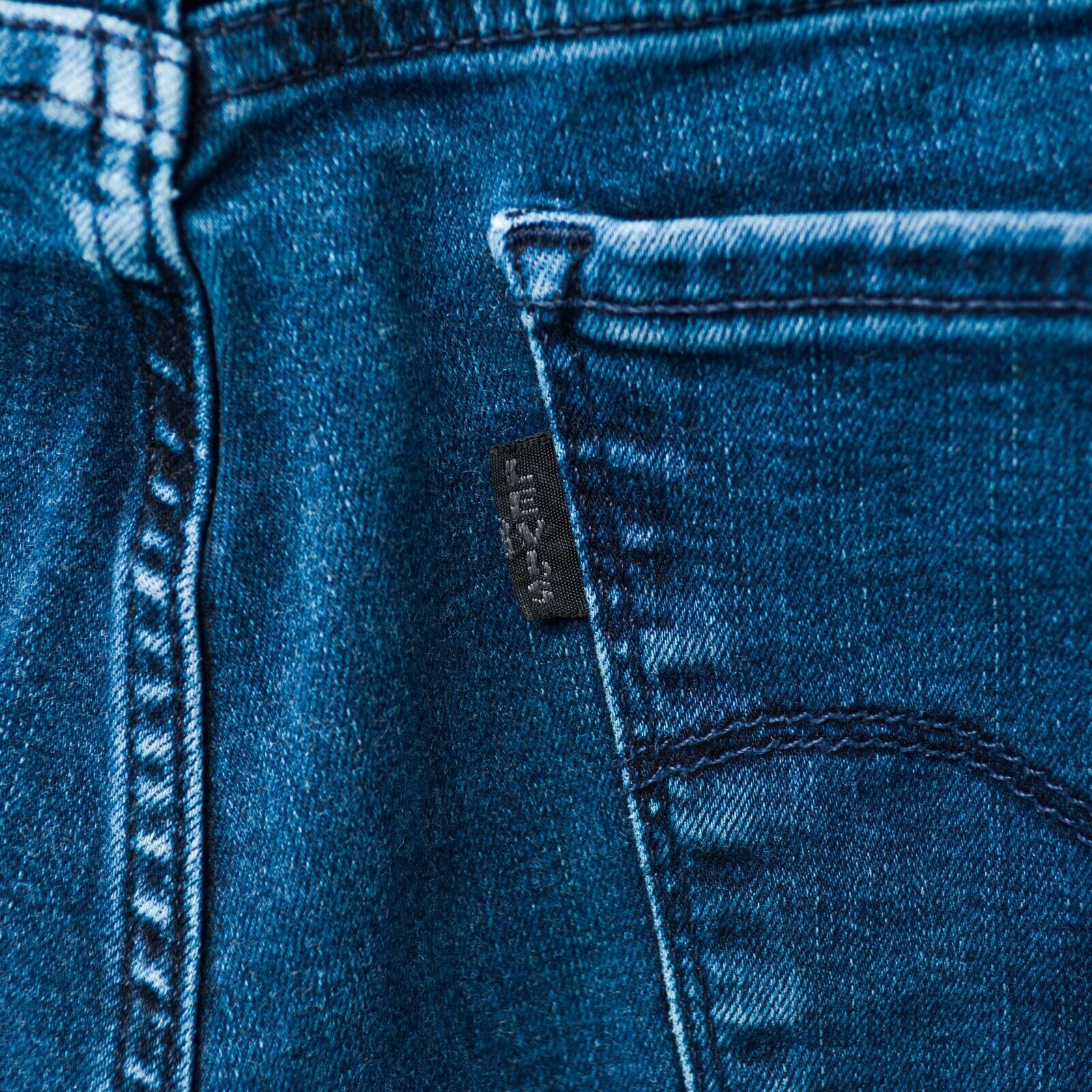 Levi's BIG E 710 Super Skinny W29 Blue Jeans Trousers Pants Slim Size 29" - 4 Thumbnail