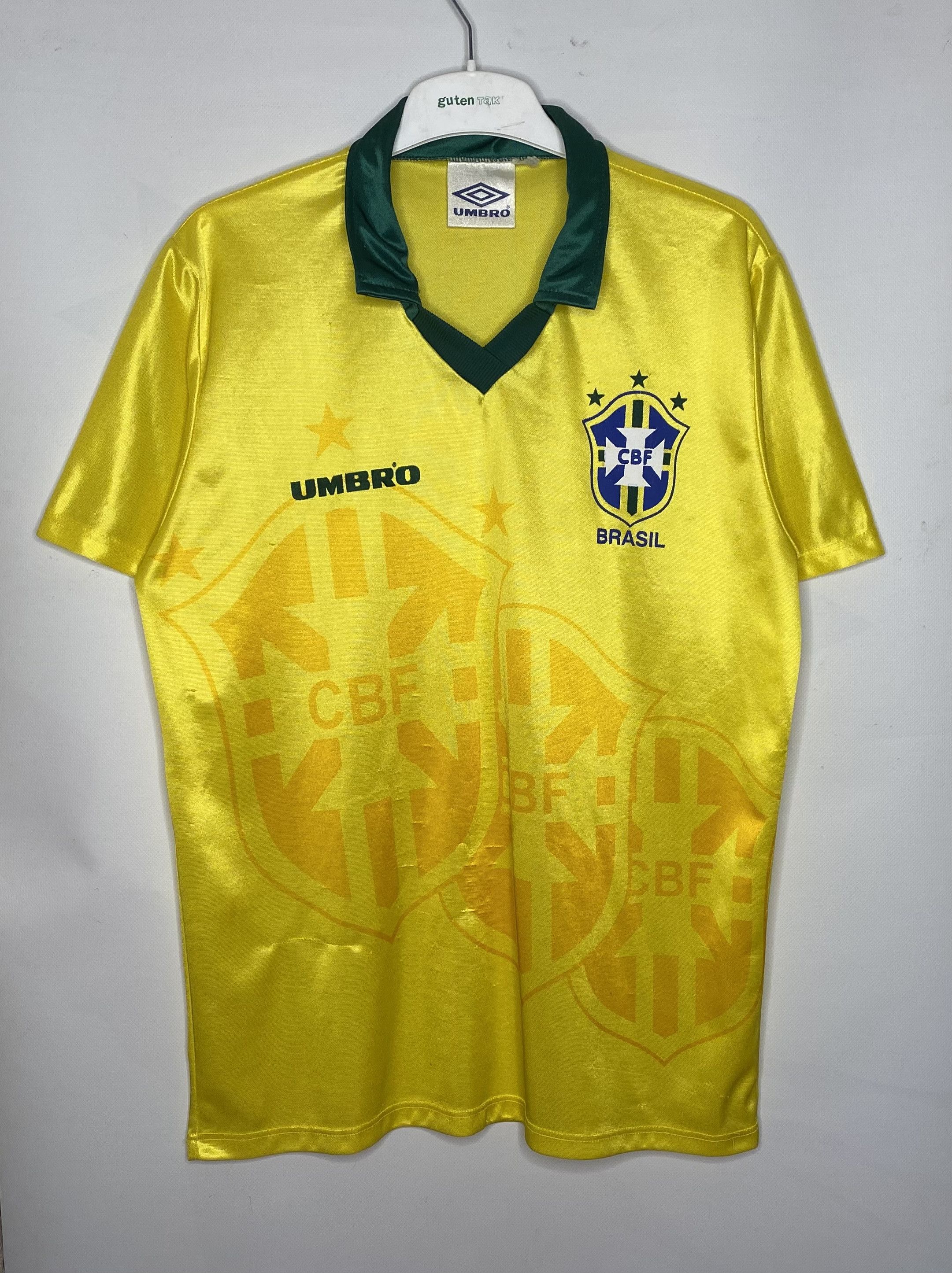 Brazil Home Jersey Retro 2002/03 By Umbro