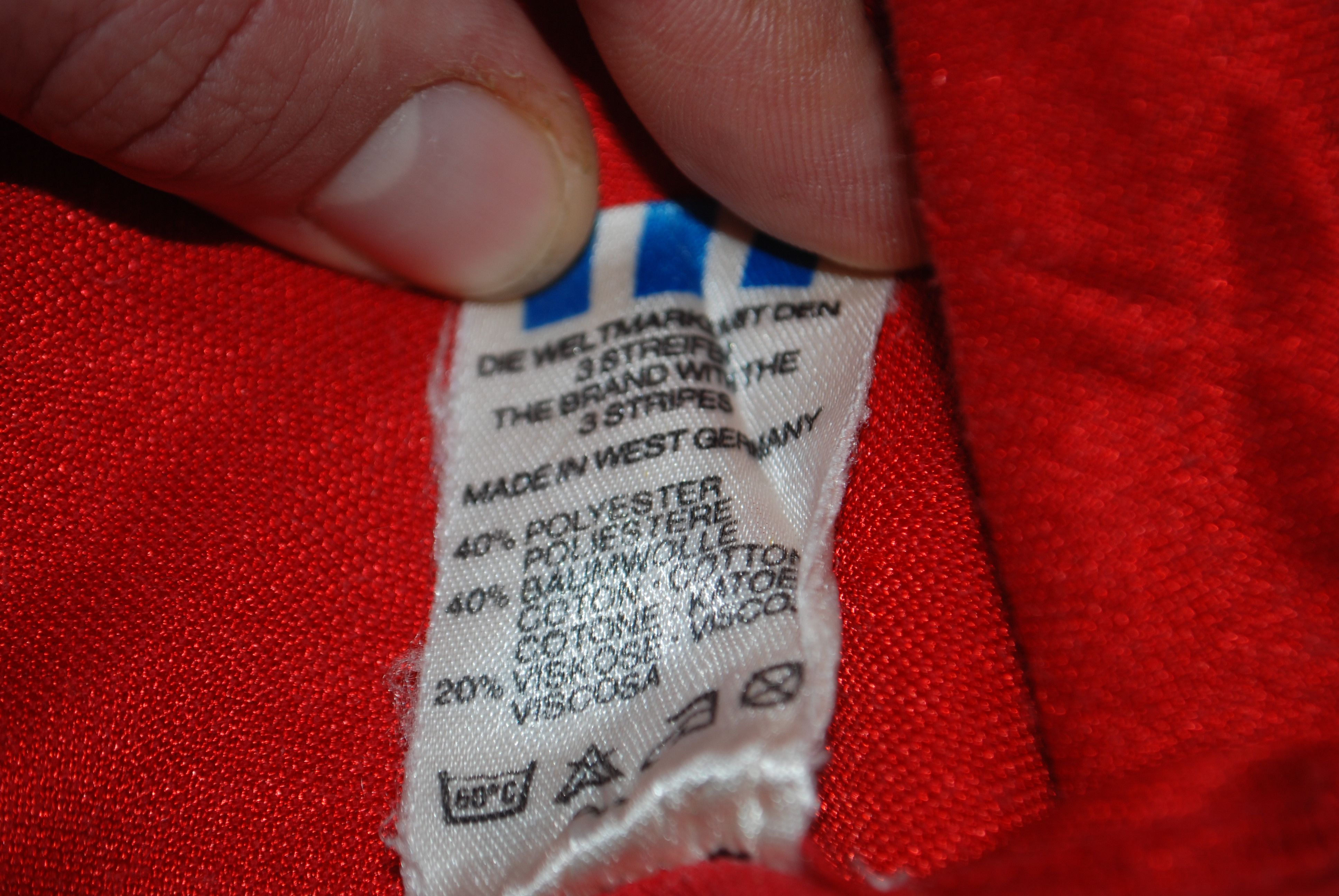 Adidas × Vintage VINTAGE ADIDAS SHIRT JERSEY MADE IN WEST GERMANY Size US M / EU 48-50 / 2 - 5 Thumbnail