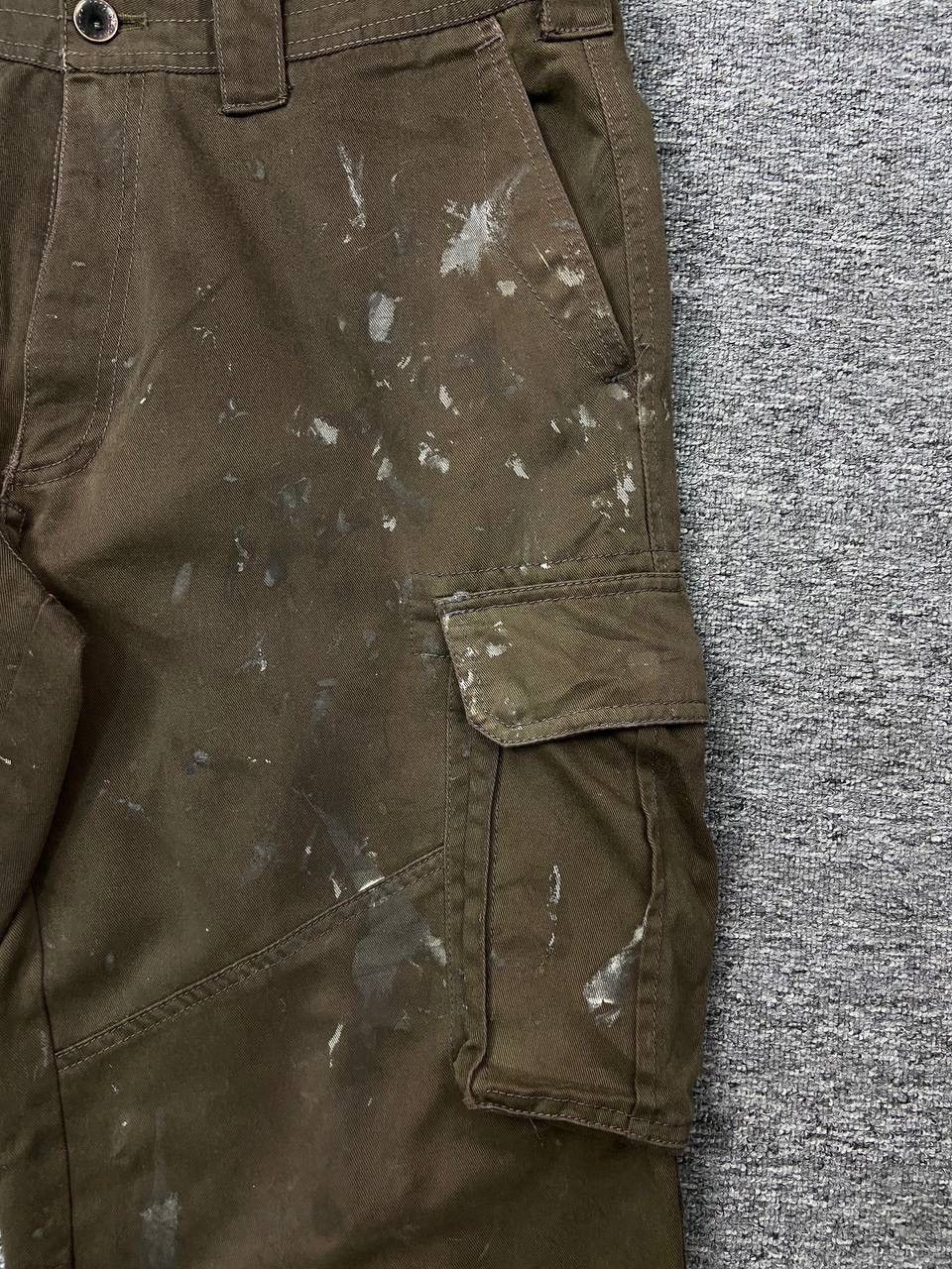 Dickies × Vintage Vintage Dickies Cargo Pants Brown Paint Splatter Size US 36 / EU 52 - 5 Thumbnail
