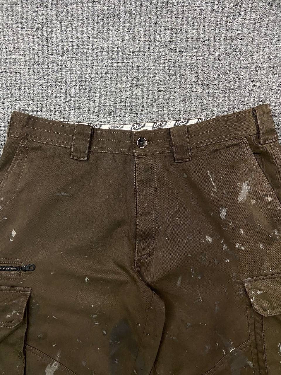 Dickies × Vintage Vintage Dickies Cargo Pants Brown Paint Splatter Size US 36 / EU 52 - 3 Thumbnail