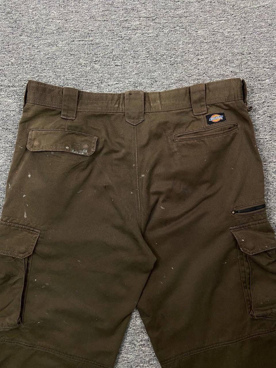 Dickies × Vintage Vintage Dickies Cargo Pants Brown Paint Splatter Size US 36 / EU 52 - 4 Thumbnail