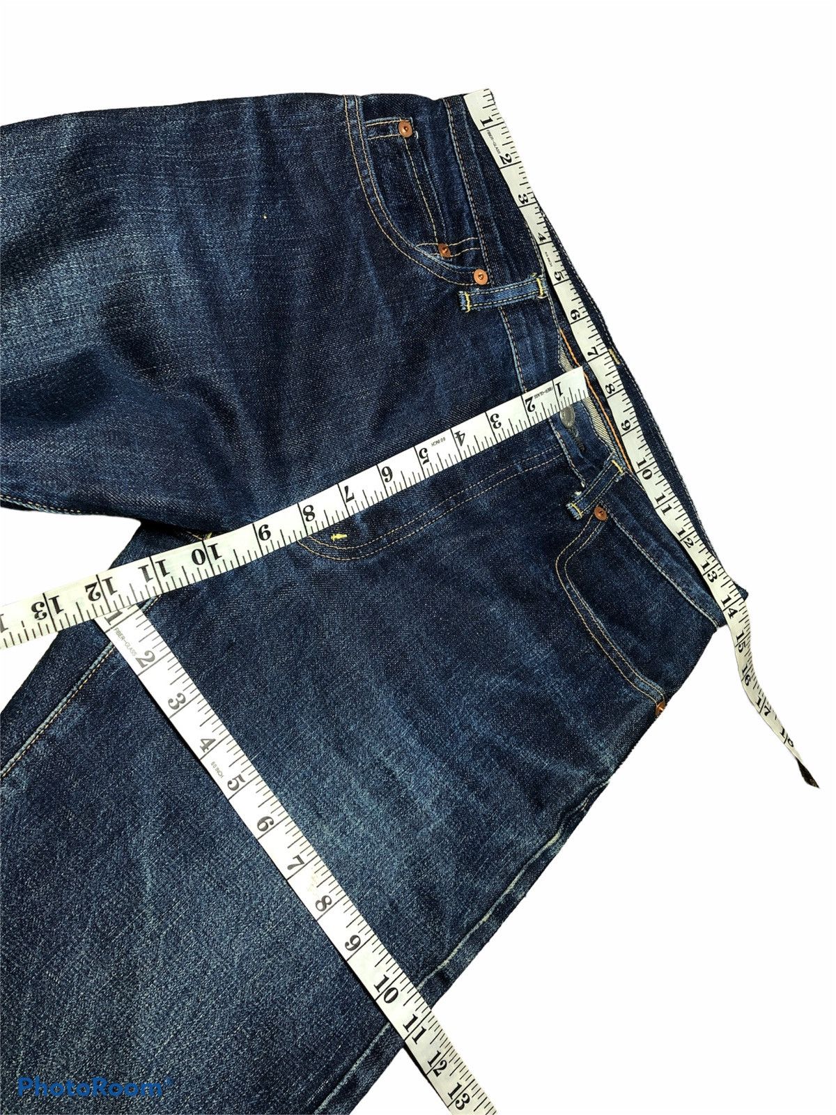 HOLLYWOOD RANCH MARKET × Japanese Brand SELVEDGE⚡️⚡️OKURA DENIM BY HR MARKET DENIM Size US 28 / EU 44 - 7 Thumbnail