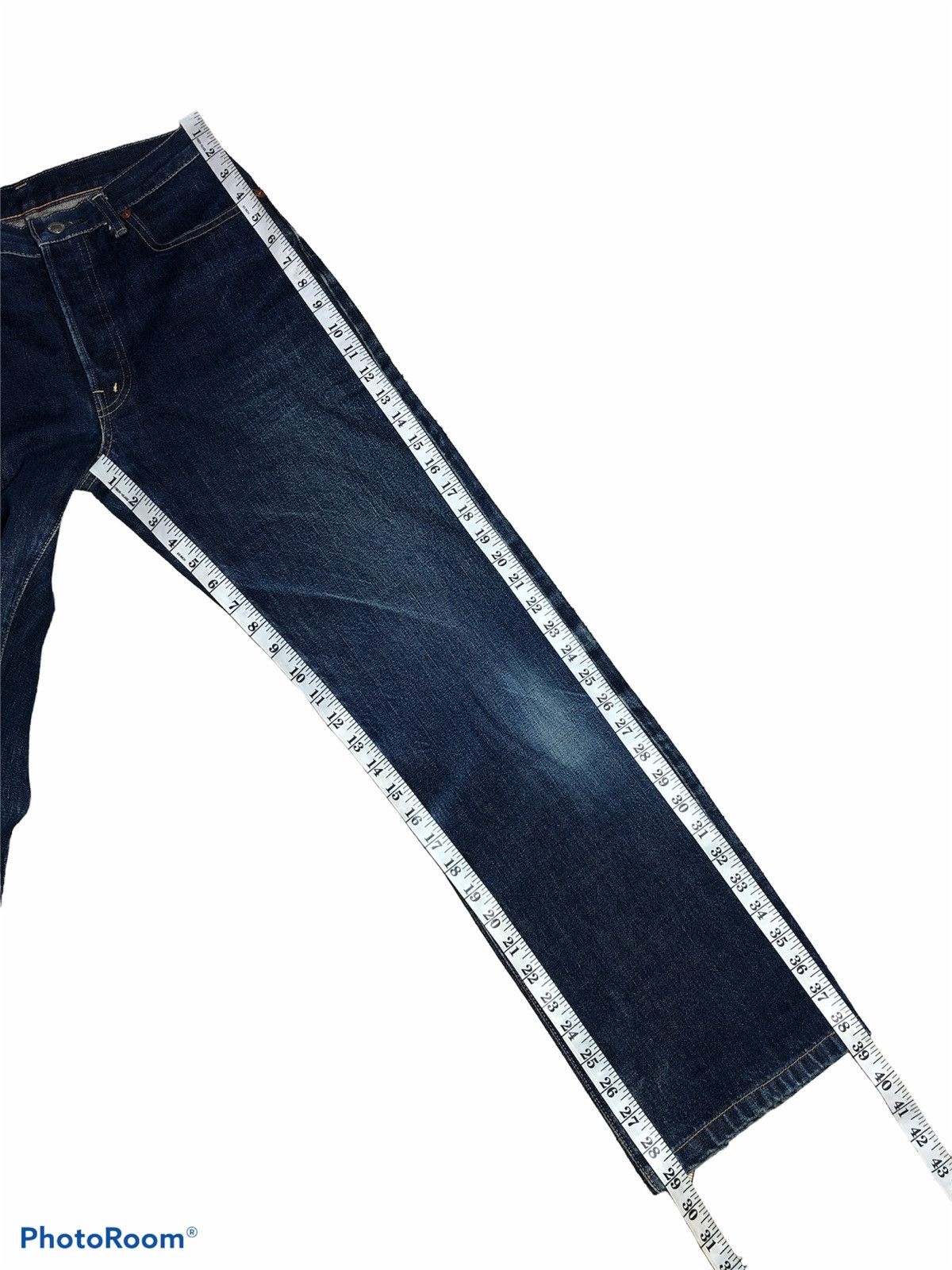 HOLLYWOOD RANCH MARKET × Japanese Brand SELVEDGE⚡️⚡️OKURA DENIM BY HR MARKET DENIM Size US 28 / EU 44 - 9 Thumbnail