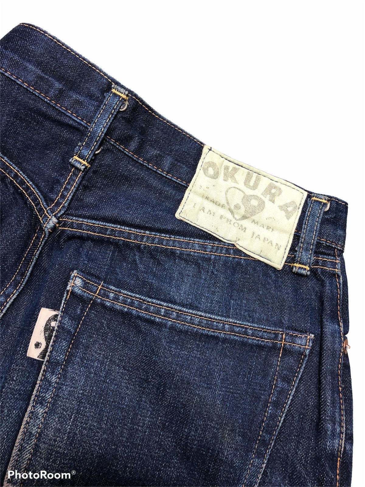 HOLLYWOOD RANCH MARKET × Japanese Brand SELVEDGE⚡️⚡️OKURA DENIM BY HR MARKET DENIM Size US 28 / EU 44 - 3 Thumbnail