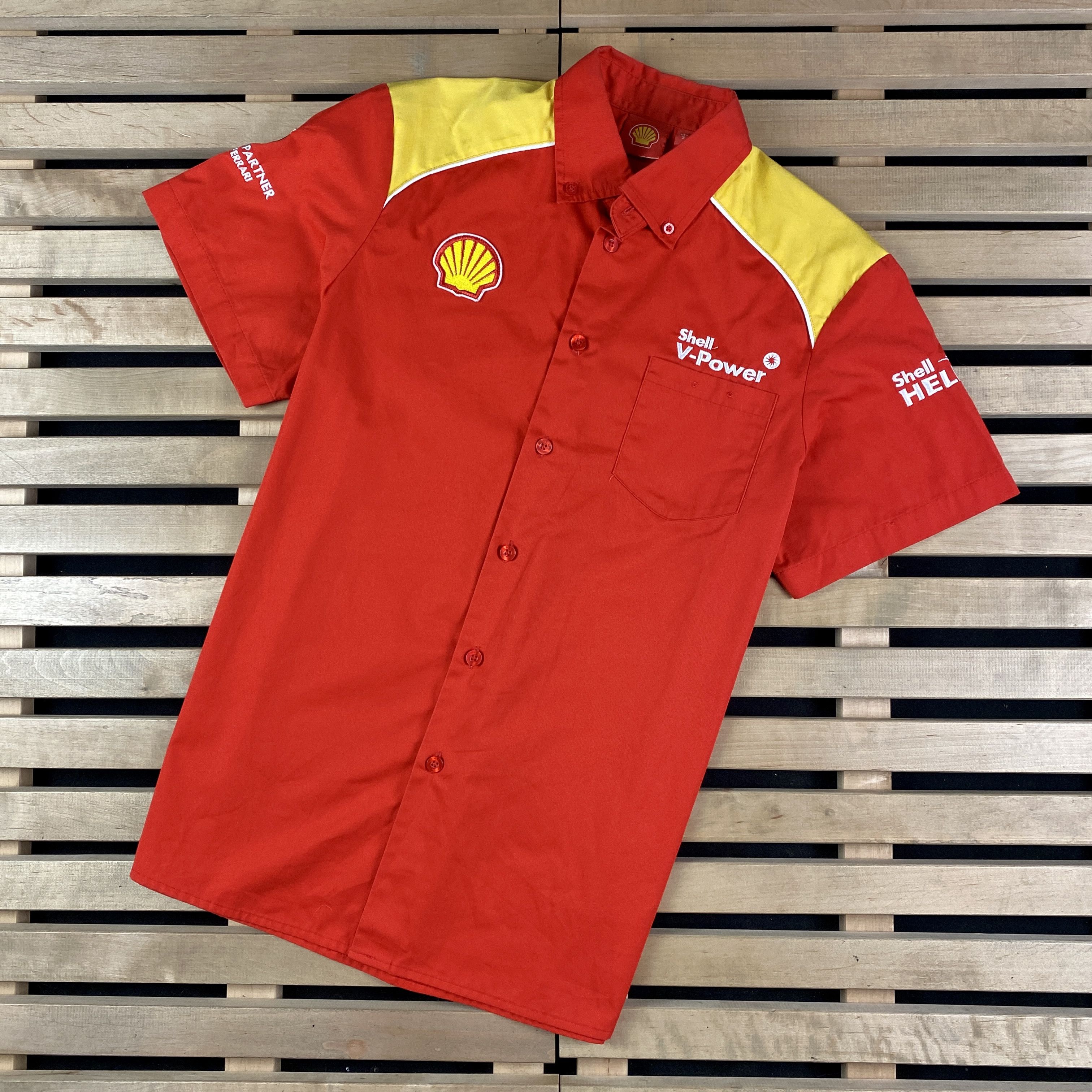 Ferrari Men’s Racing Shirt Short Sleeve Shell V-Power Ferrari Size S Size US S / EU 44-46 / 1 - 1 Thumbnail