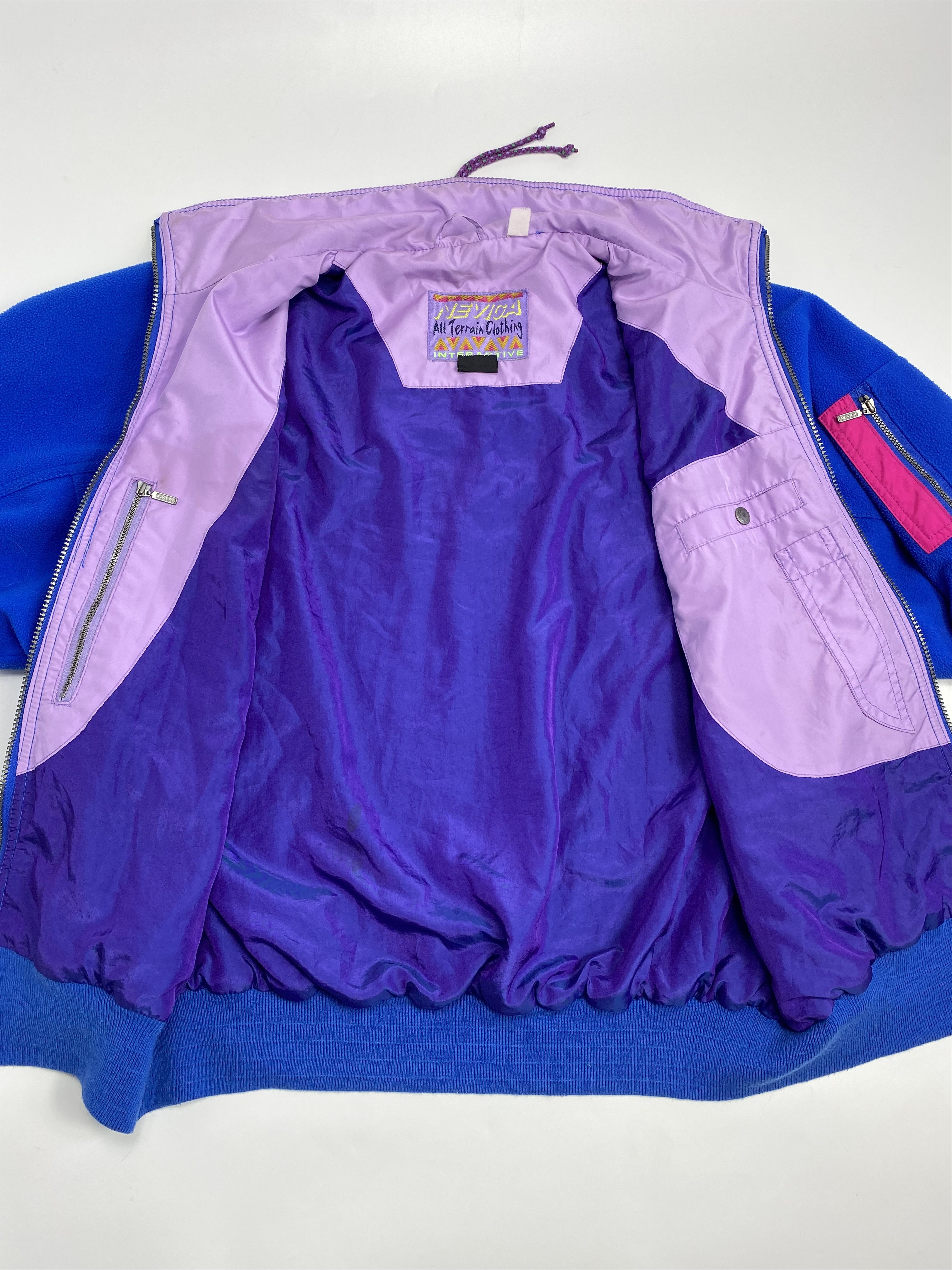 Nevica × Vintage Nevica 80s Vintage Milpa Ski Fleece Bomber Jacket Size US L / EU 52-54 / 3 - 7 Thumbnail