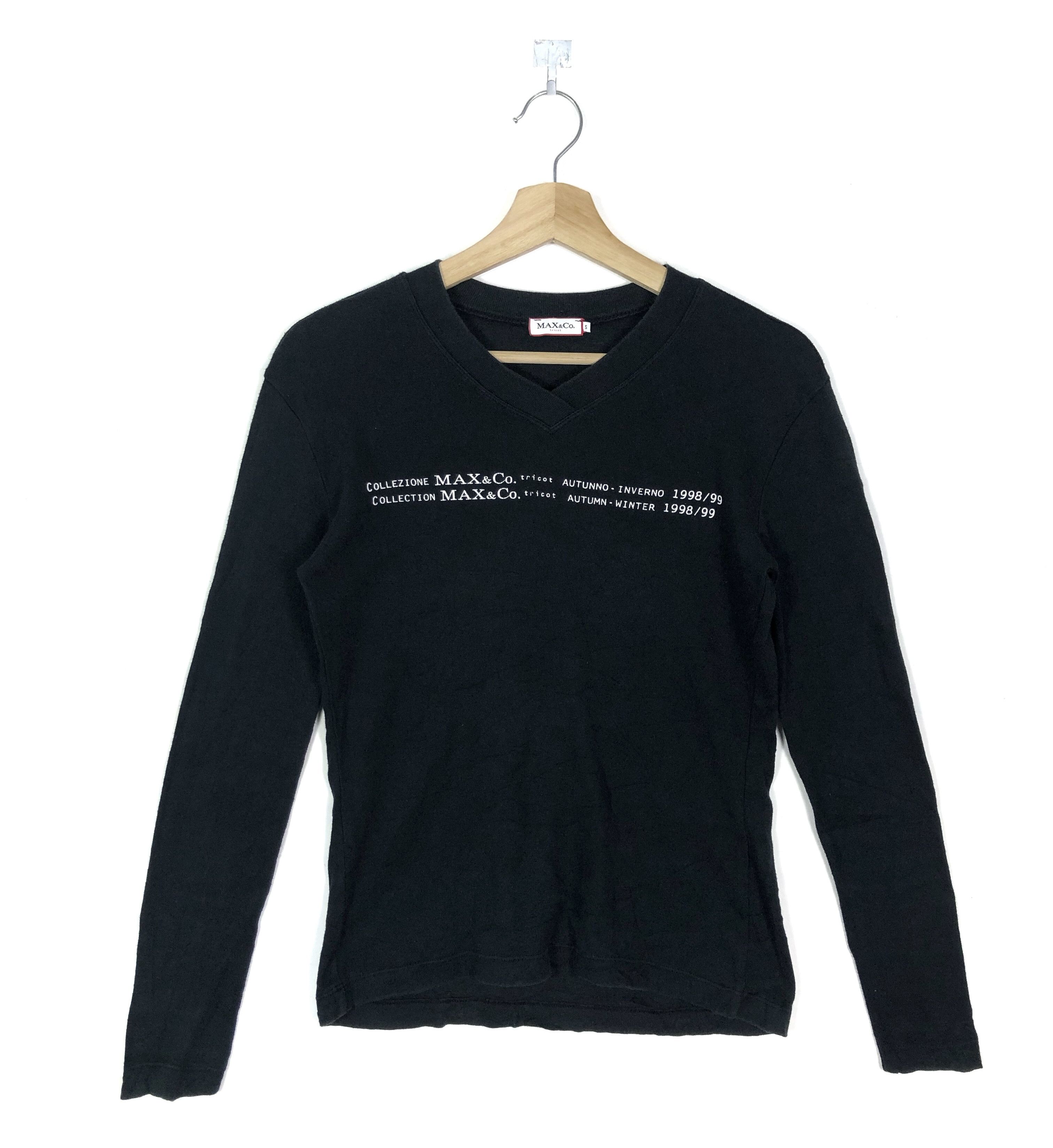 AW1998 COLLECTION MAX&CO TRICOT V-NECK L/S