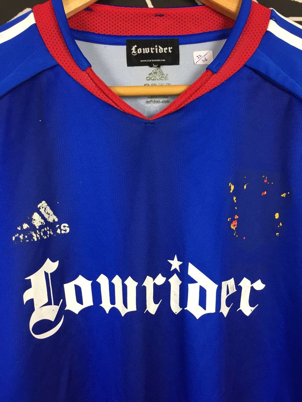Adidas Vtg Adidas Lowrider JFA Jersey Size US L / EU 52-54 / 3 - 3 Thumbnail